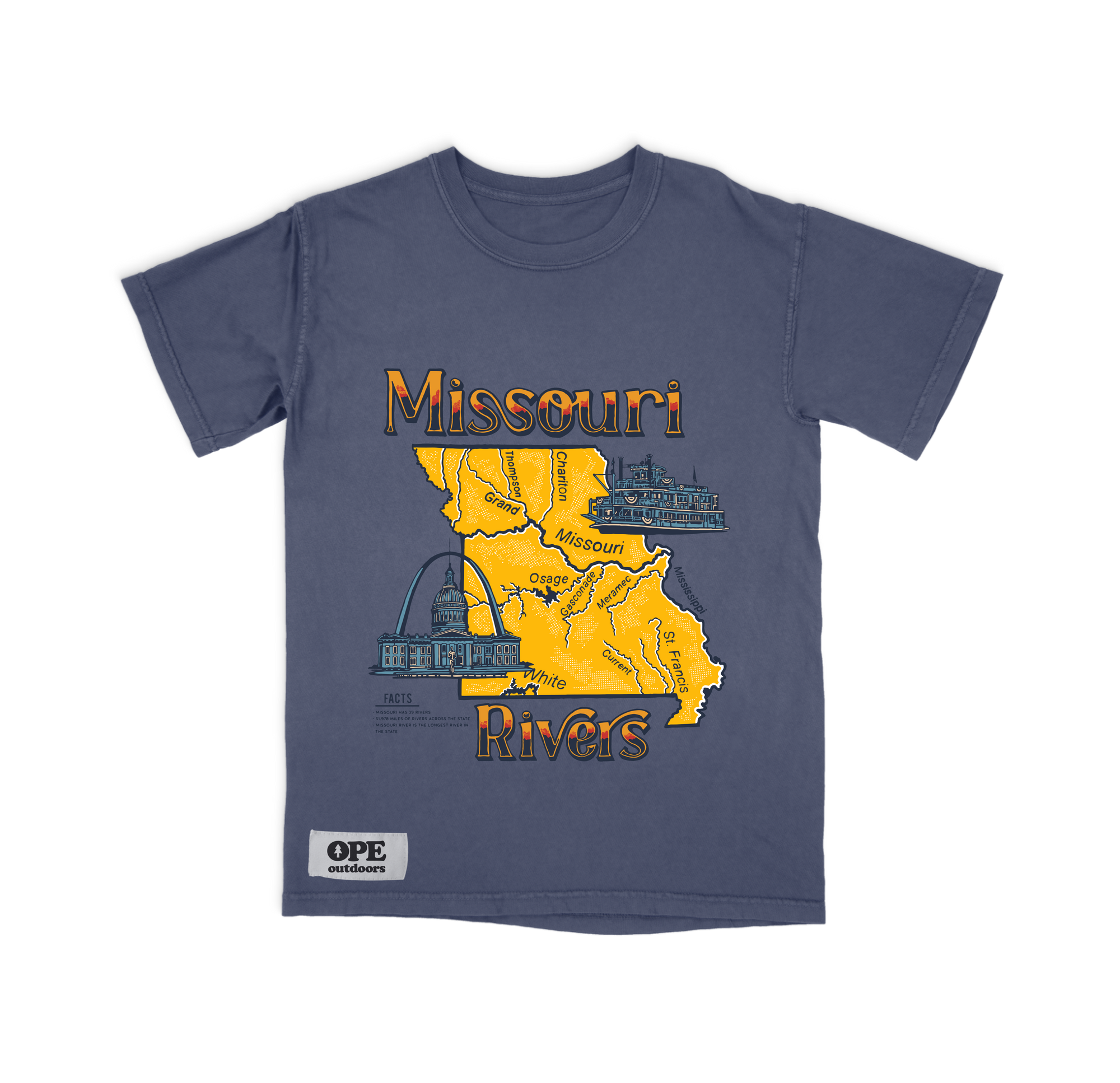 Missouri Rivers T-Shirt
