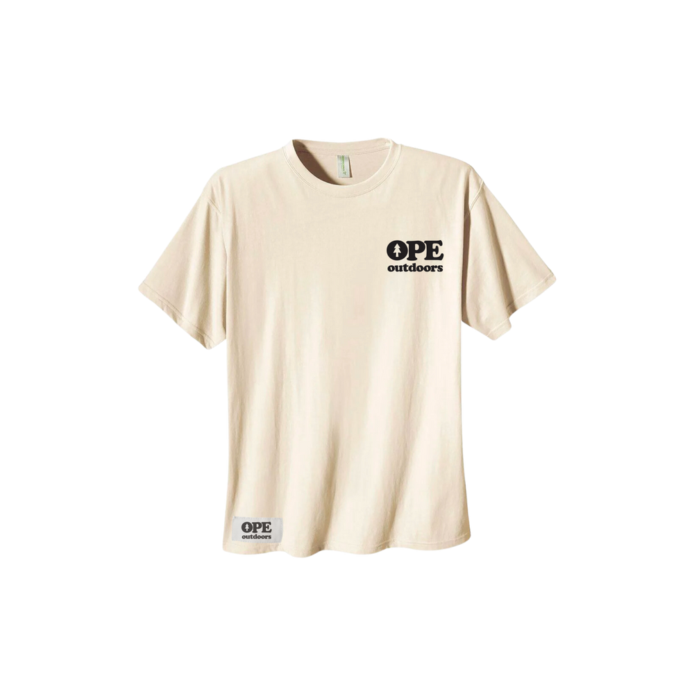 Organic Cotton Ope T-Shirt Cream