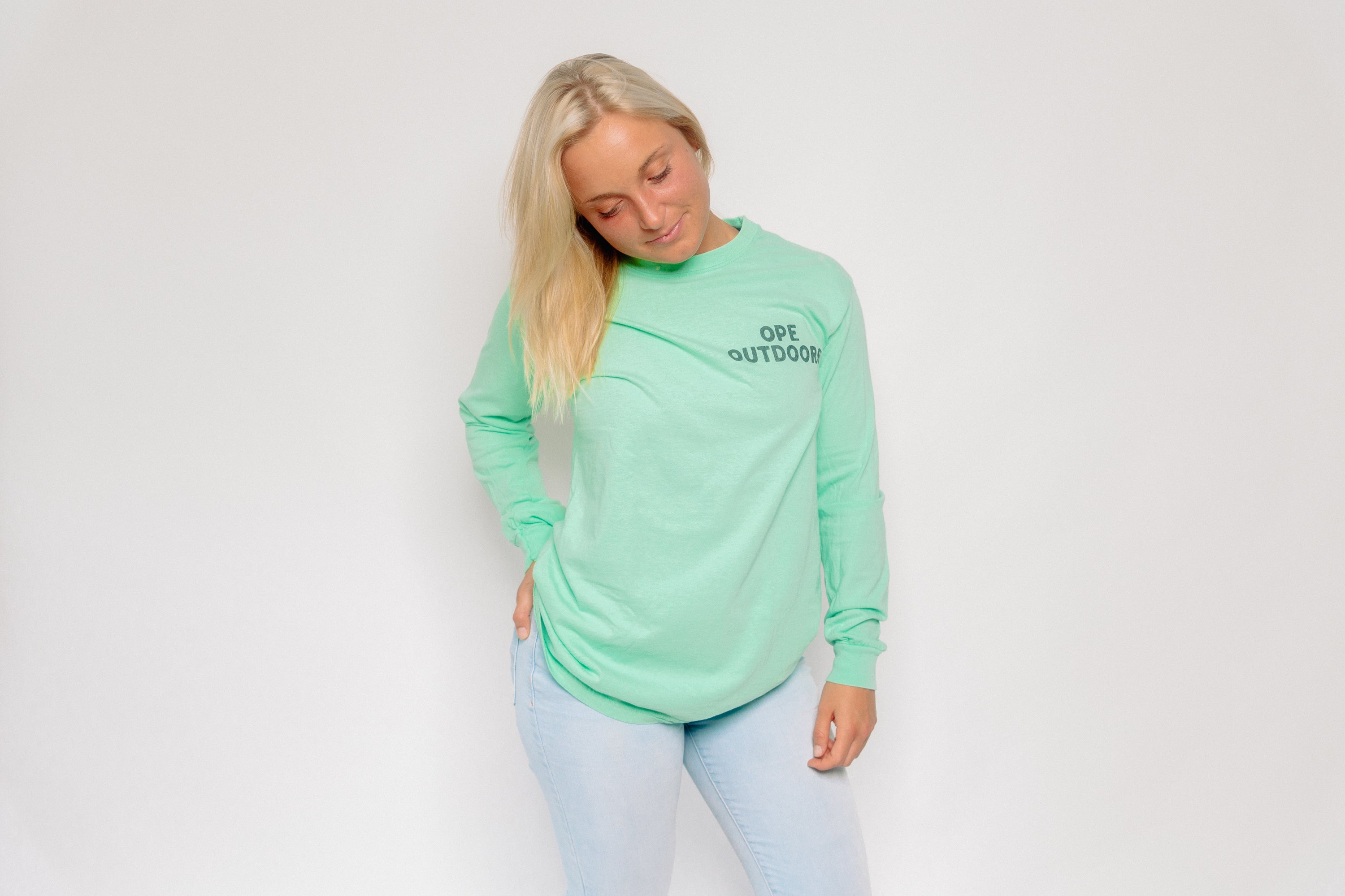 Send It Long Sleeve T Shirt (Island Reef)