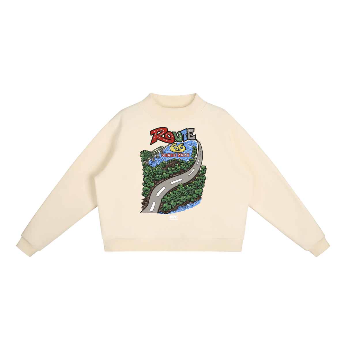 Route 66 Crew Sweatshirt