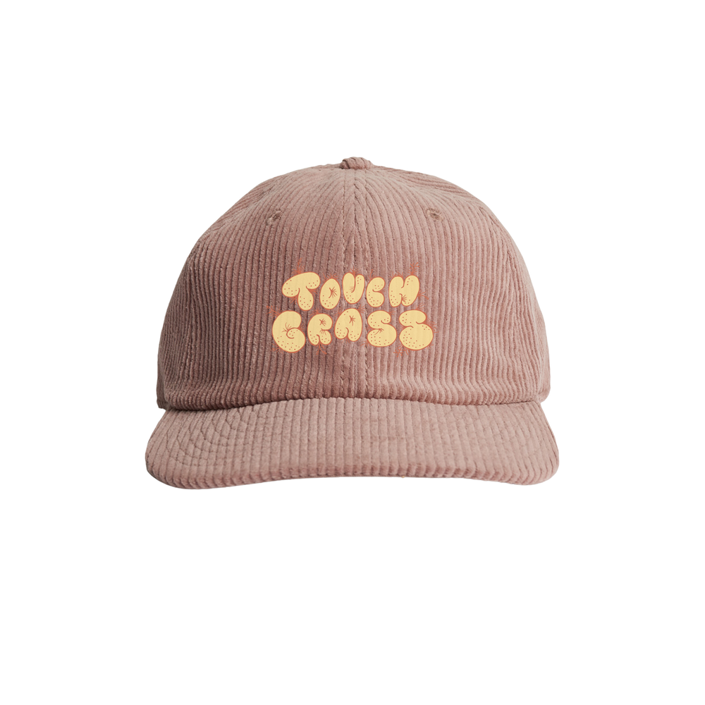 Ope x Grown - Touch Grass Cord Cap (Hazy Pink)