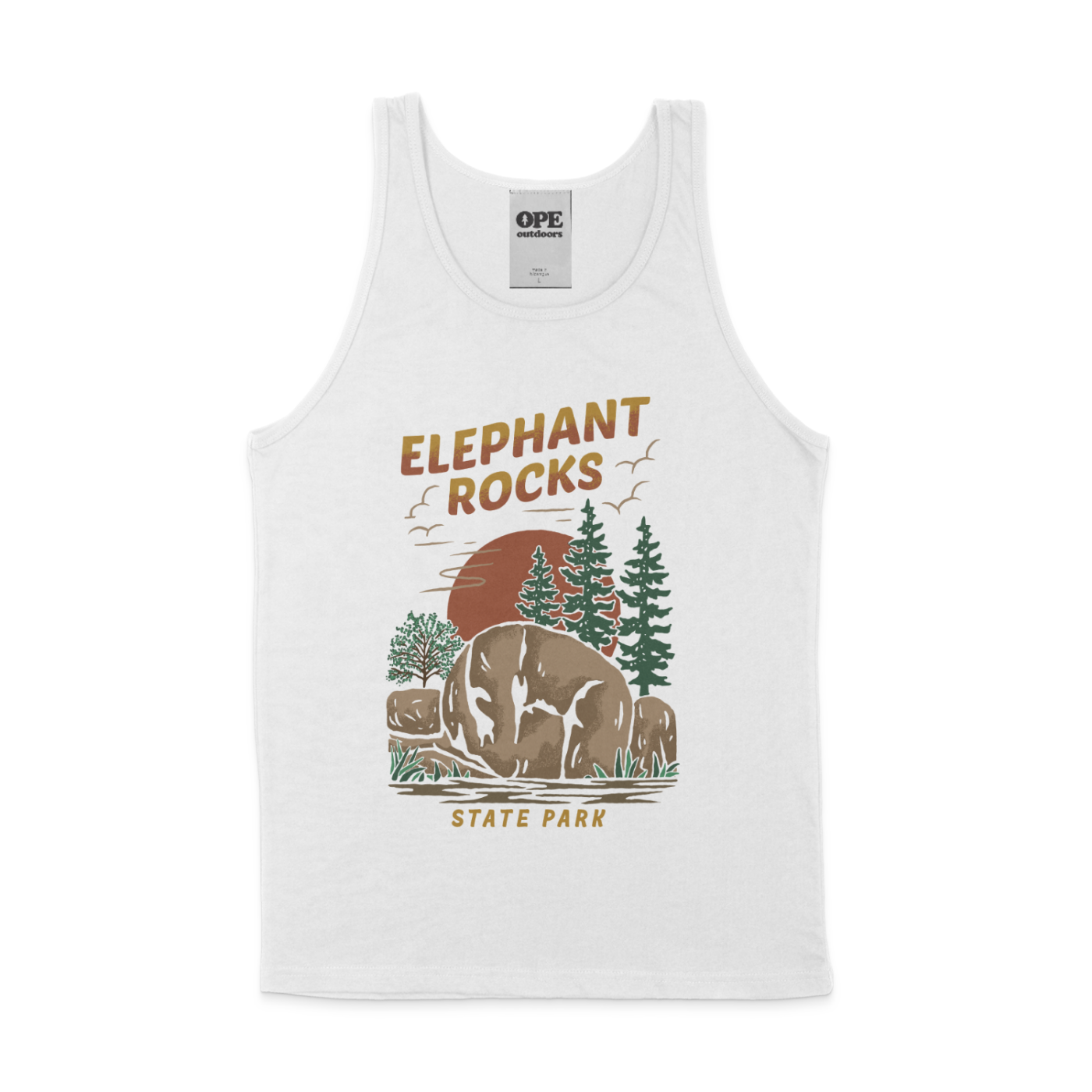 Elephant Rocks State Park Tank Top