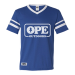 V-Neck Striped Sleeves Ope Outdoors Jersey