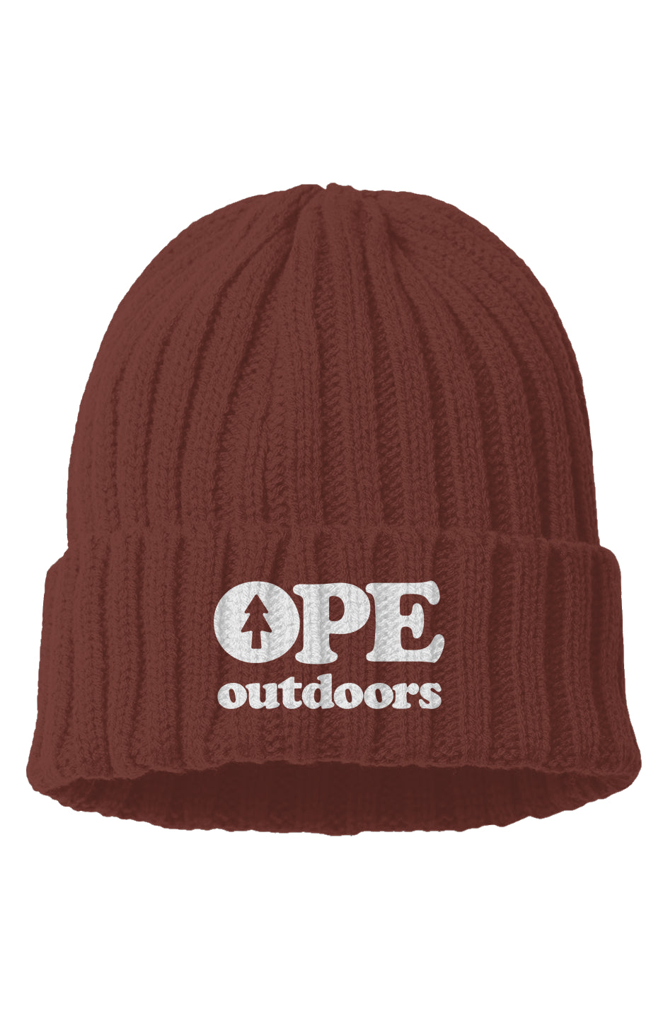Ope Outdoors Sustainable Cable Knit Beanie