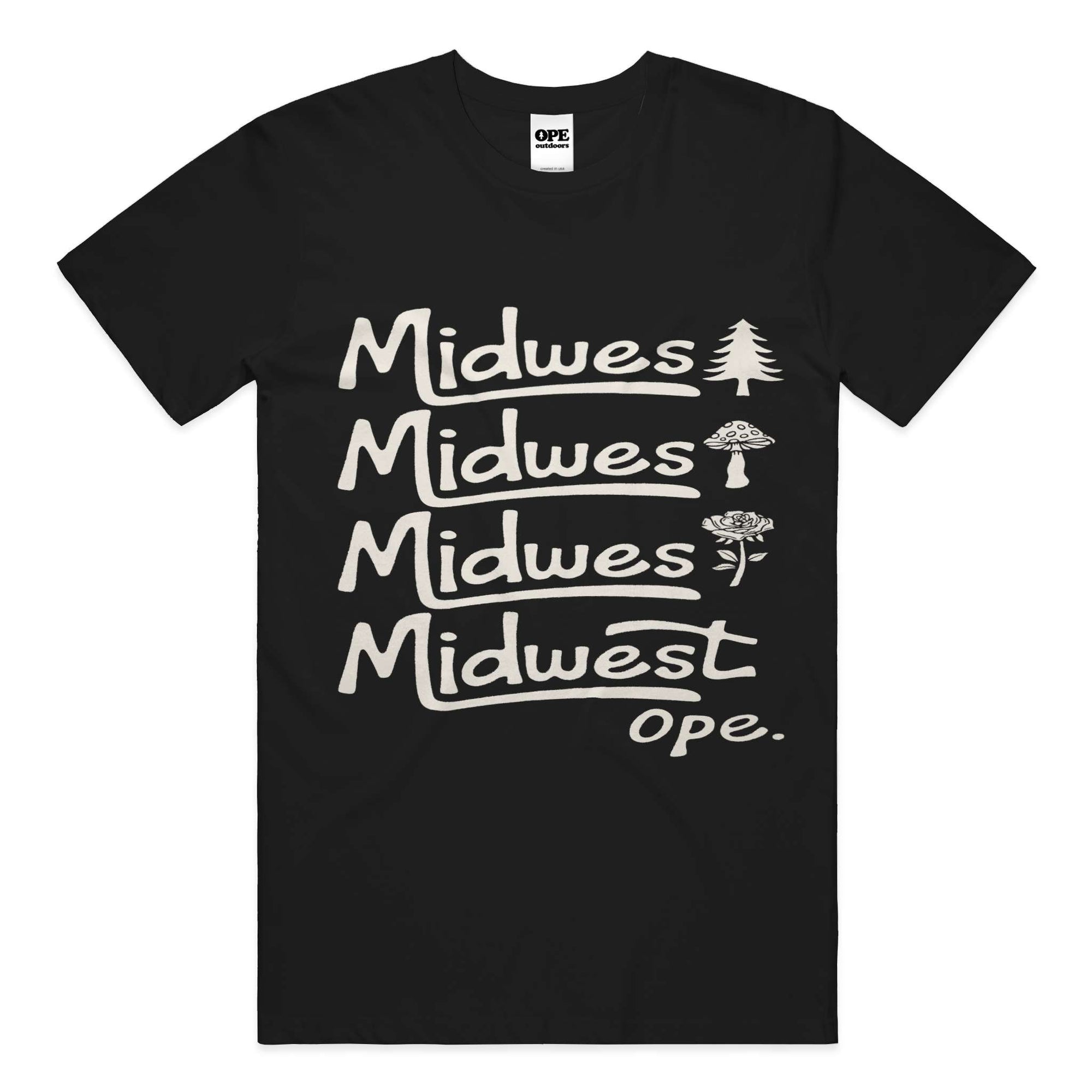 Midwest Midwest Midwest T Shirt (White Text)