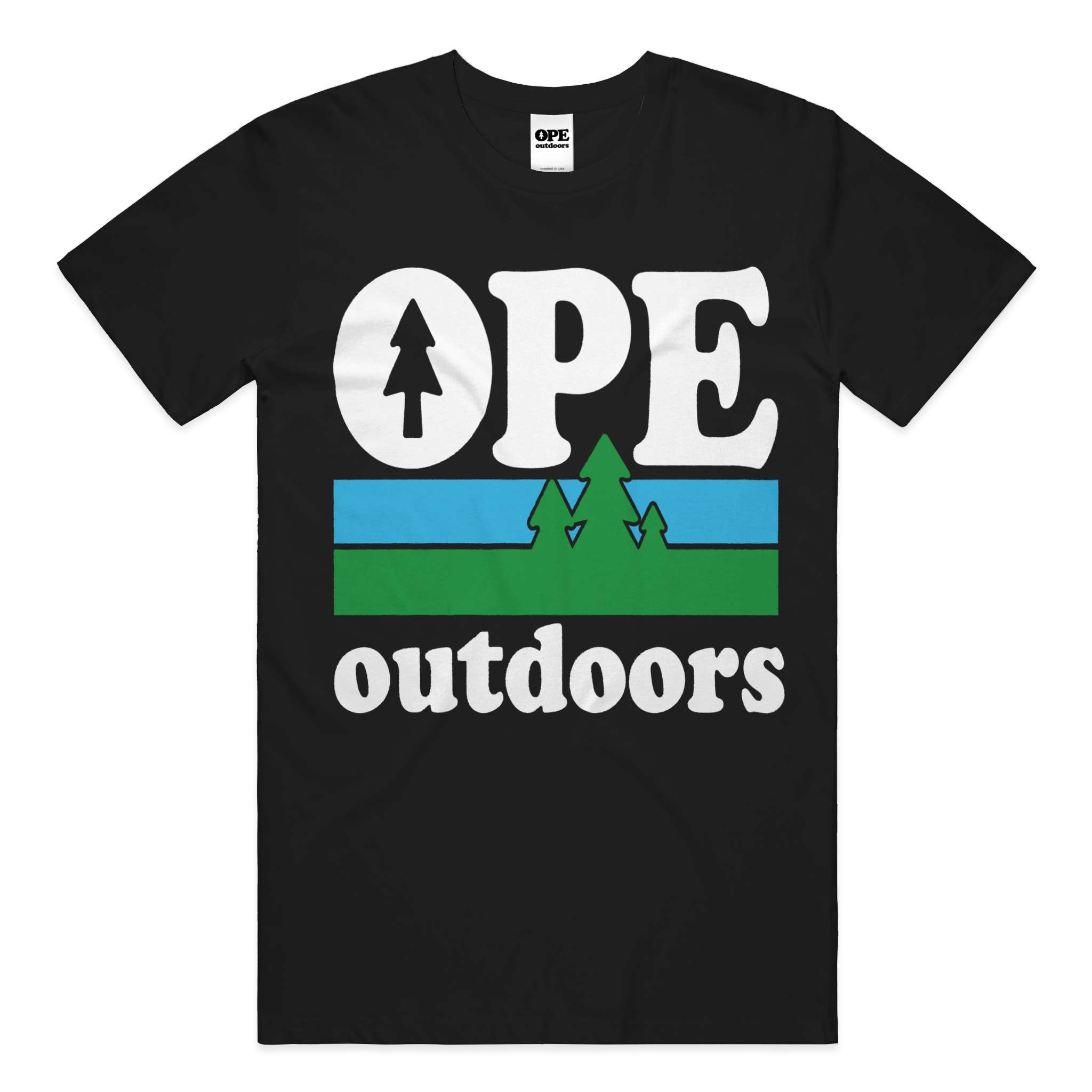 Retro Ope Outdoors Logo T Shirt