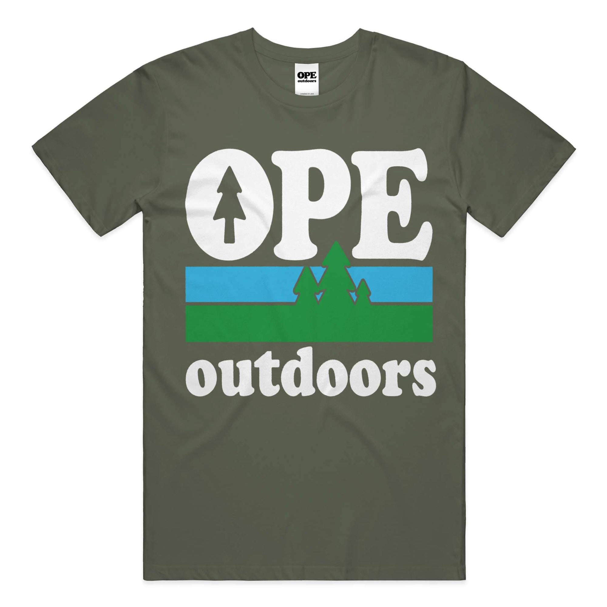 Retro Ope Outdoors Logo T Shirt
