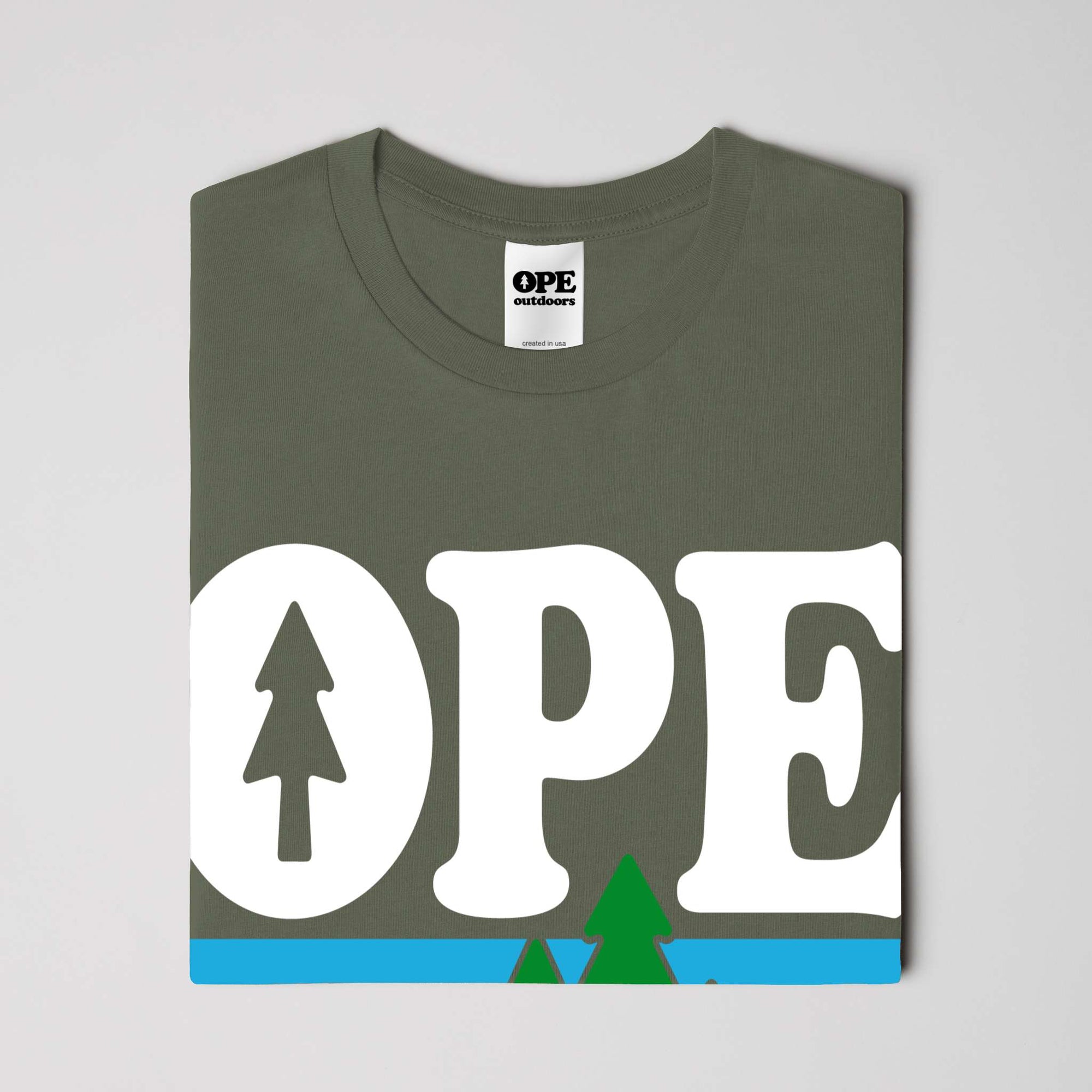 Retro Ope Outdoors Logo T Shirt