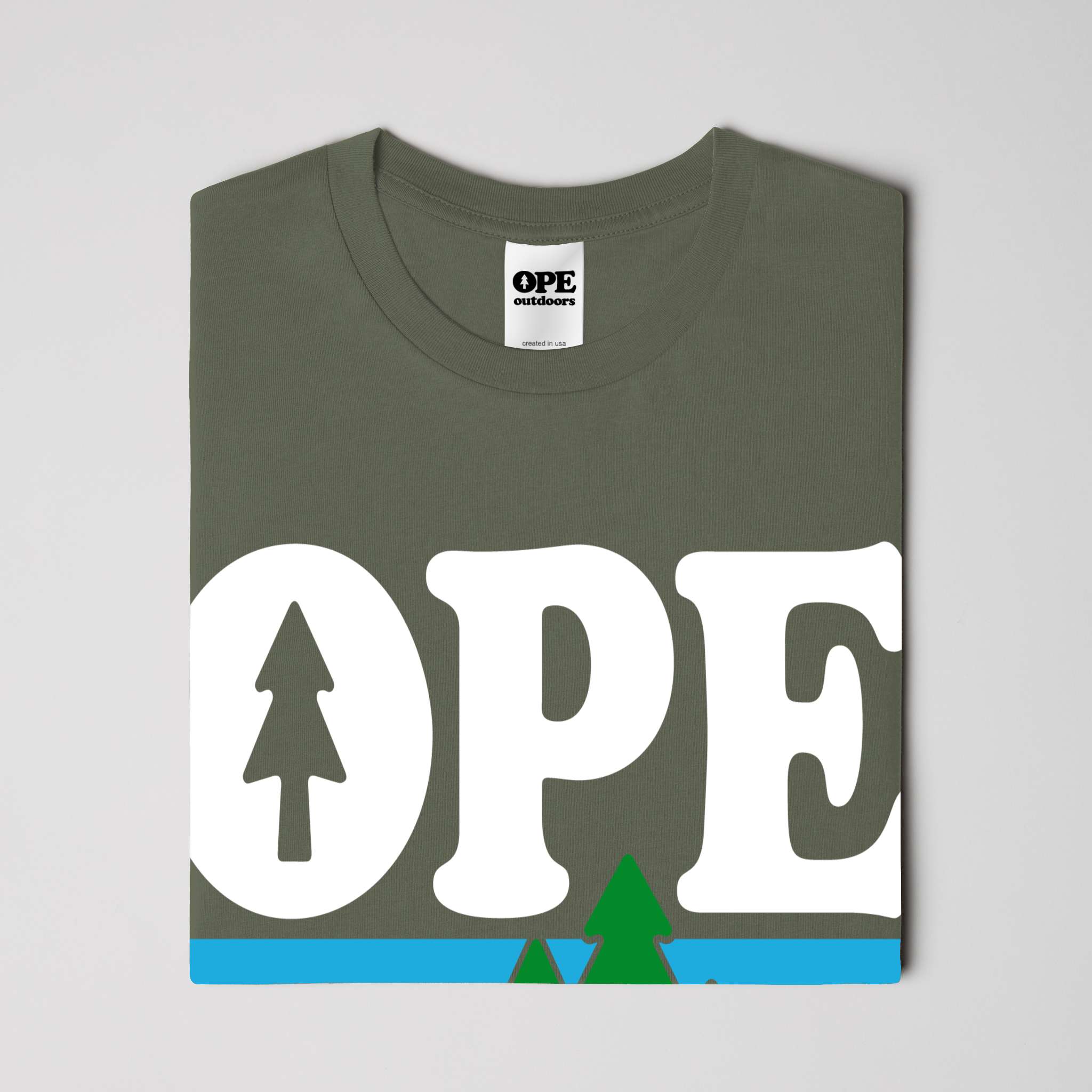 Retro Ope Outdoors Logo T Shirt