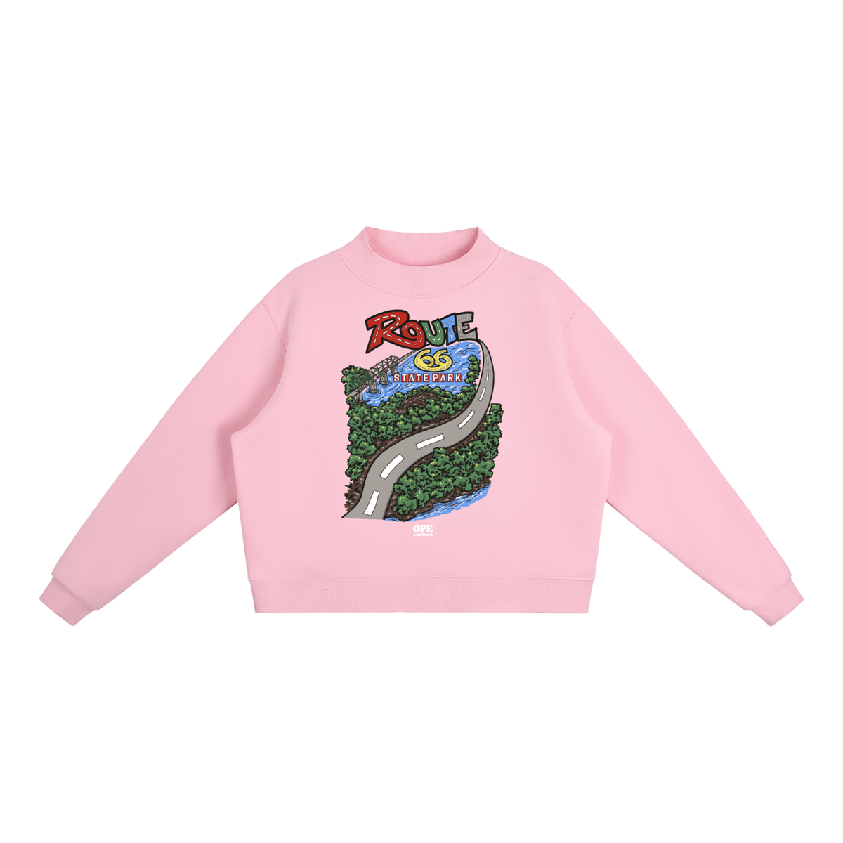 Route 66 Crew Sweatshirt