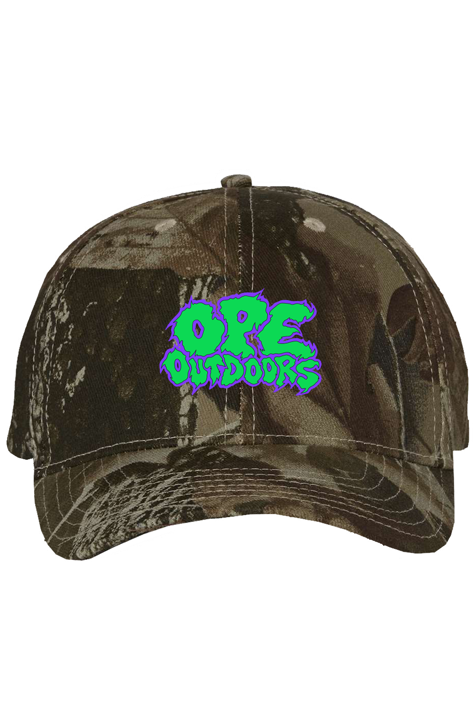 Punk Woodland Camo Hat