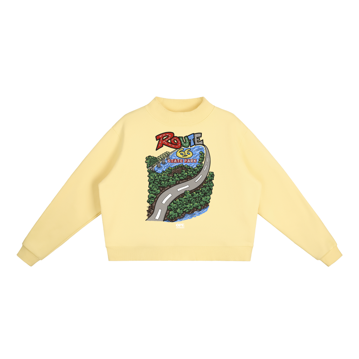 Route 66 Crew Sweatshirt