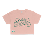 Ope x Grown - Touch Grass  Crop Tee (Pale Pink)