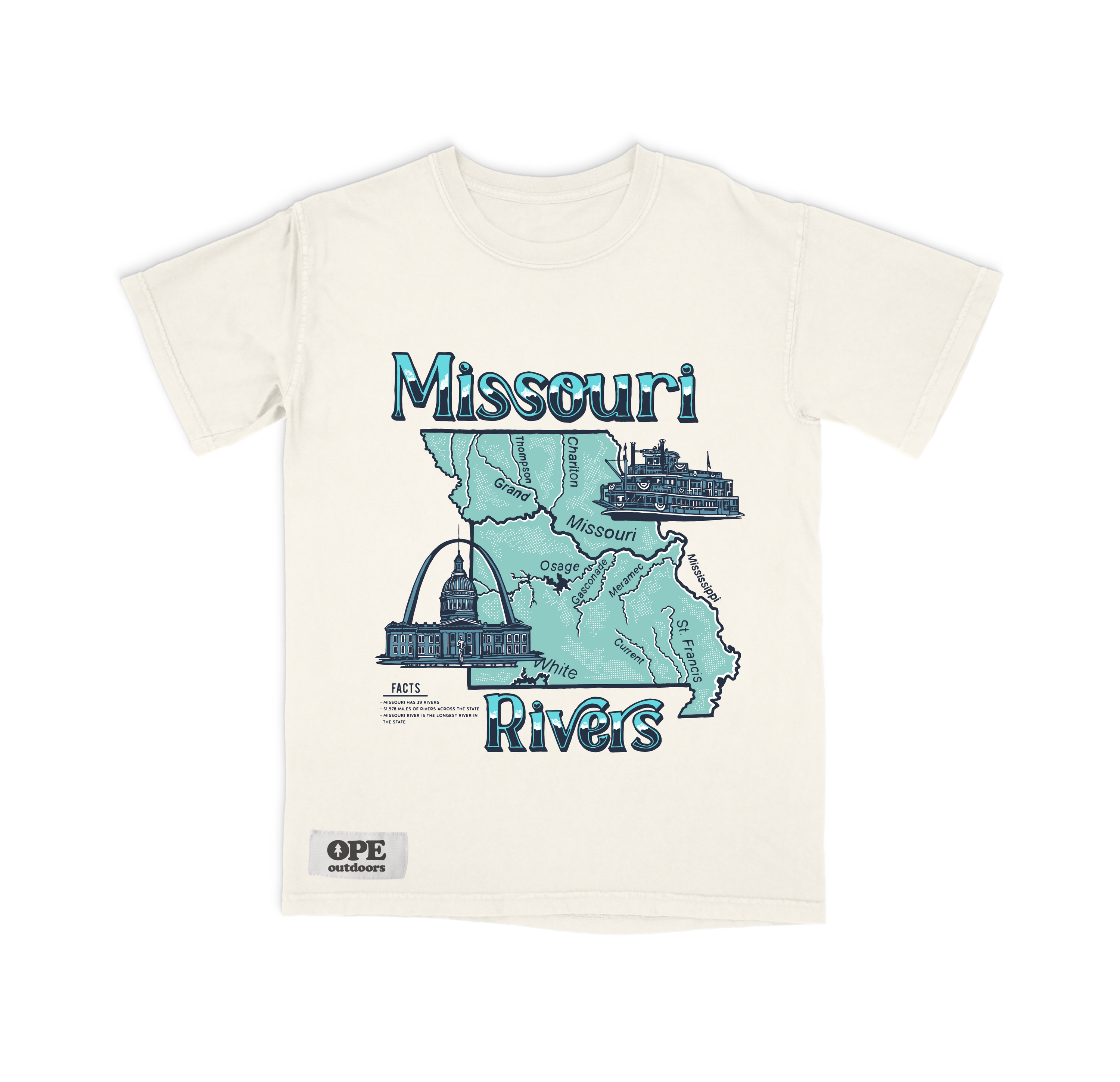 Missouri Rivers T-Shirt