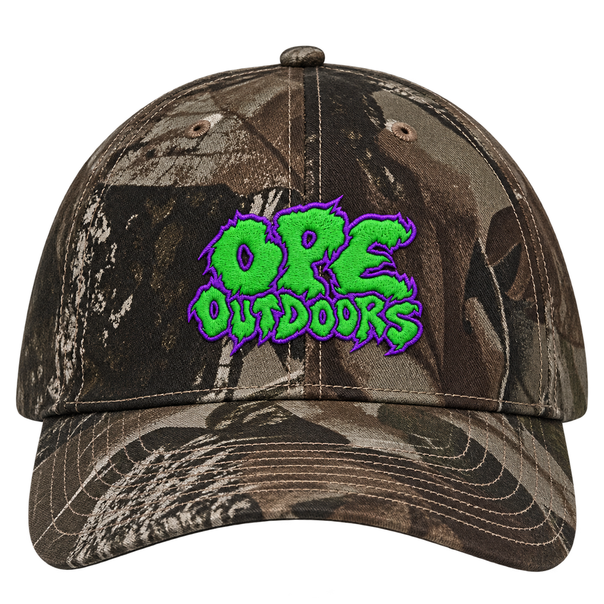 Punk Woodland Camo Hat