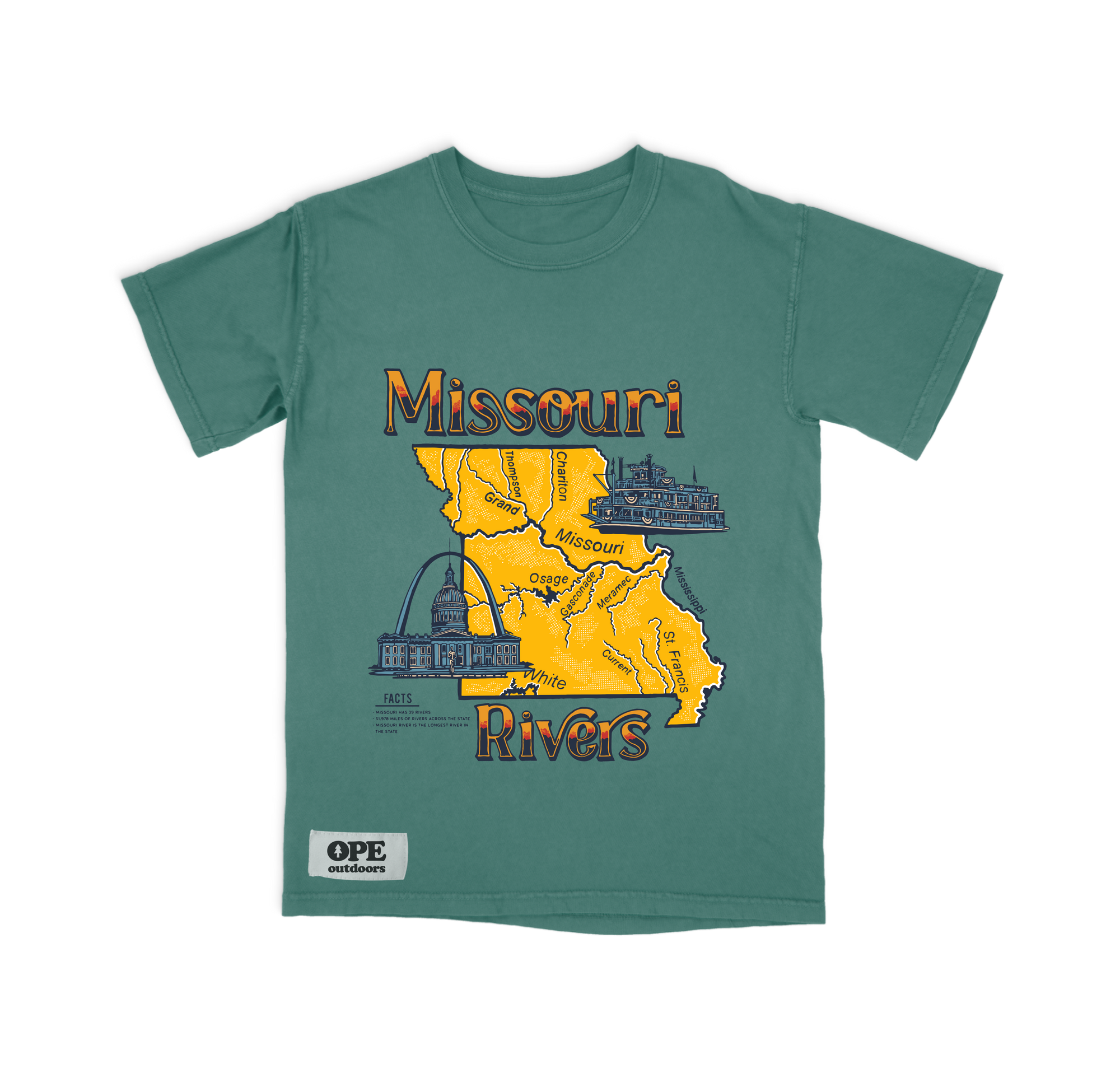 Missouri Rivers T-Shirt