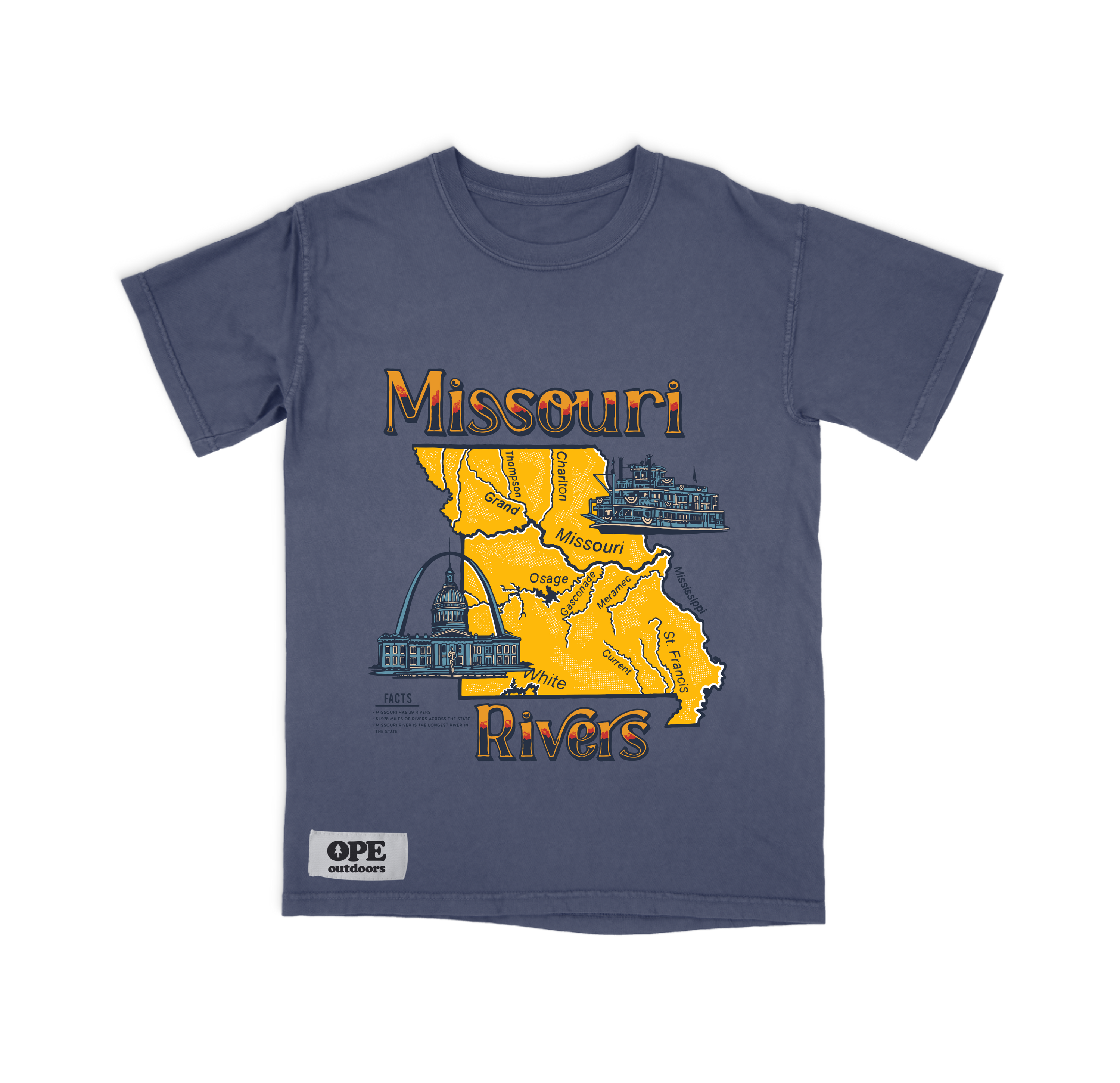 Missouri Rivers T-Shirt