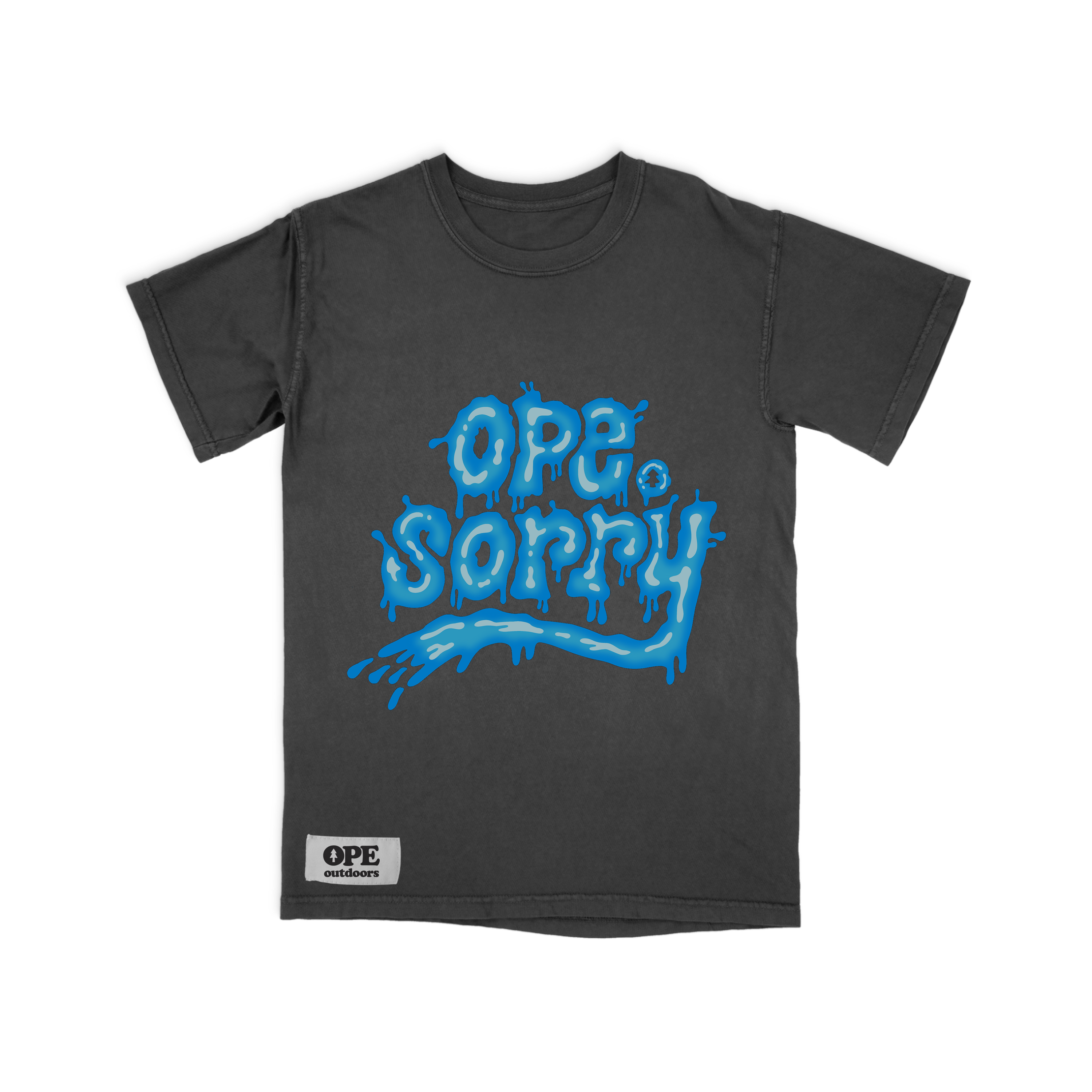 Ope Sorry Splash T-Shirt Black