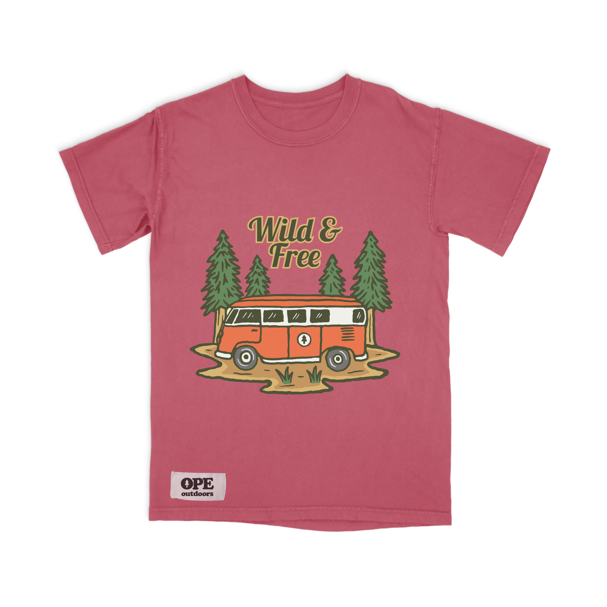 Wild & Free T-Shirt Light Green
