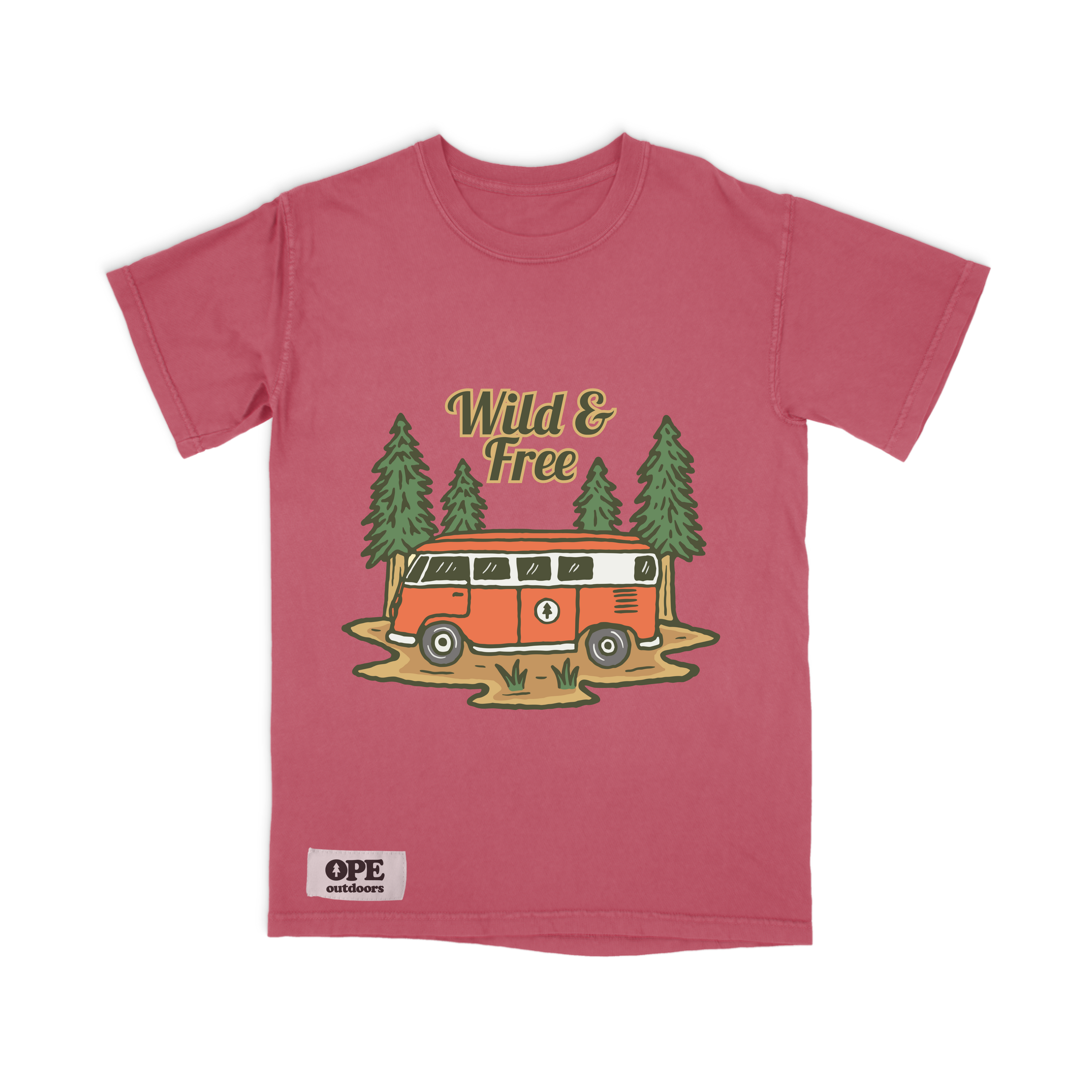 Wild & Free T-Shirt Light Green