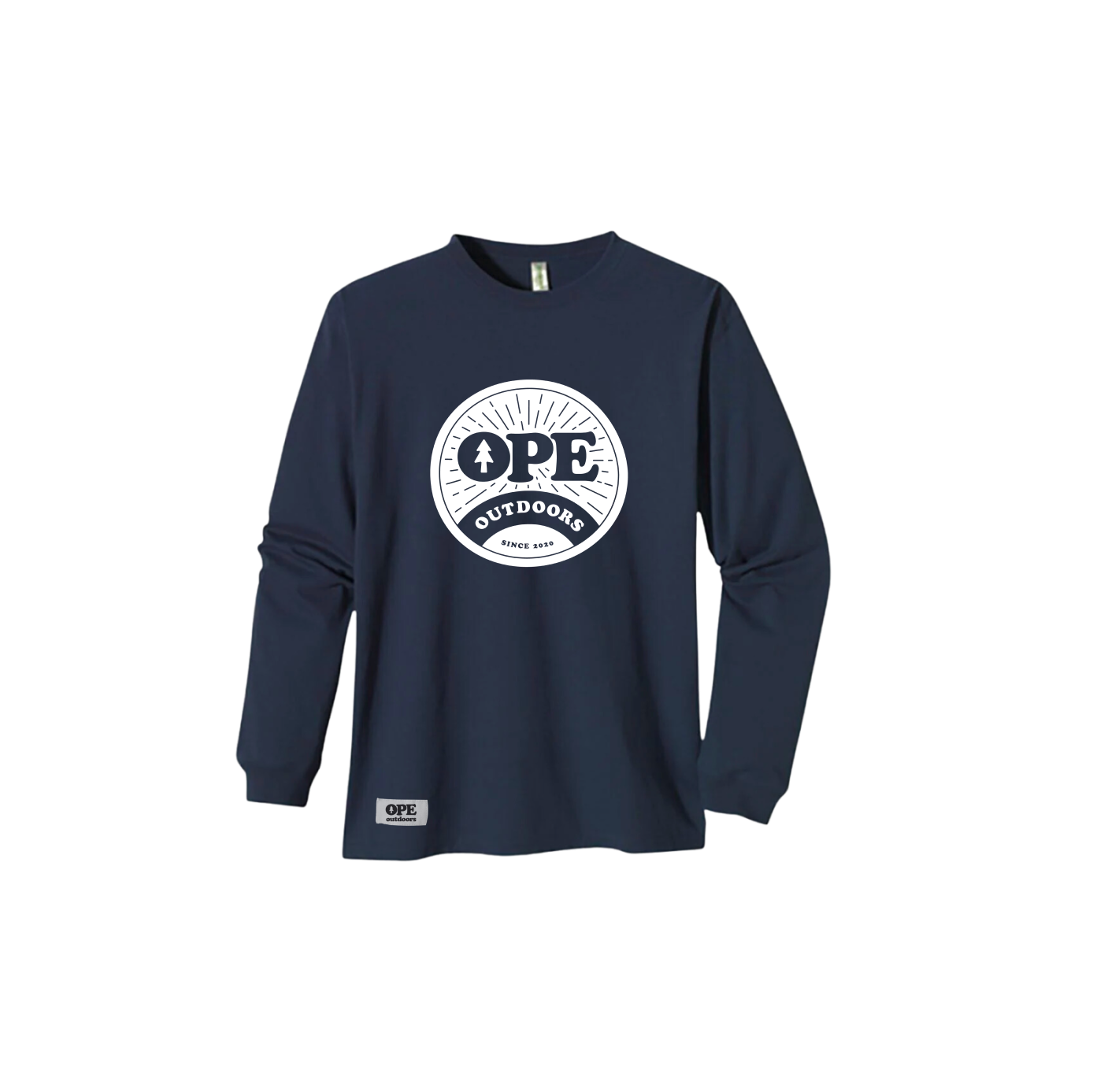 Organic Cotton Ope Long Sleeve T-Shirt Pacific