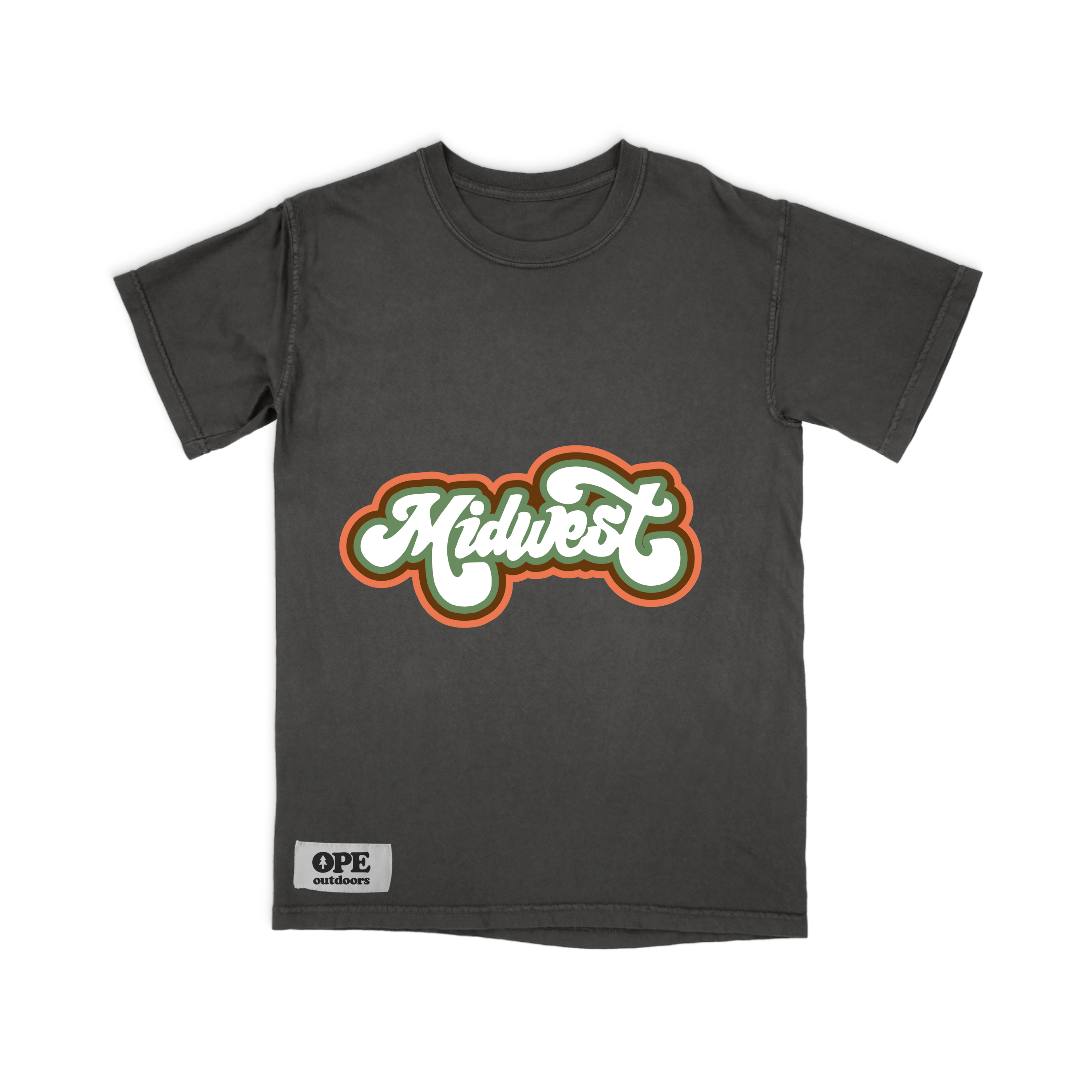 Midwest Groovy T-Shirt Black