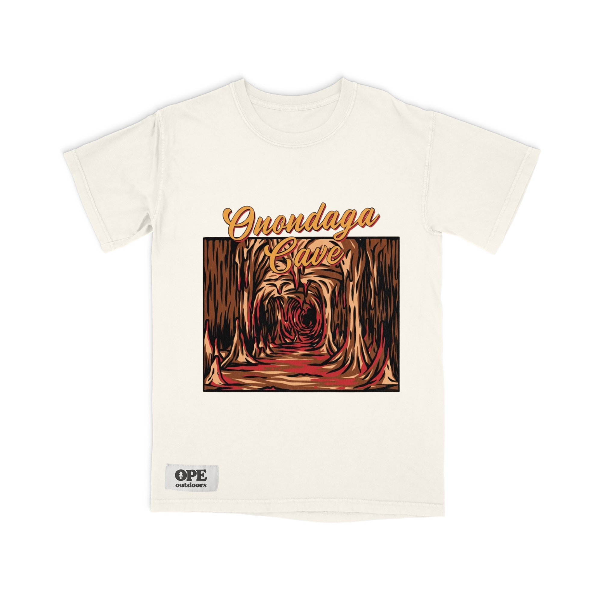 Onondaga Cave State Park T-Shirt Ivory