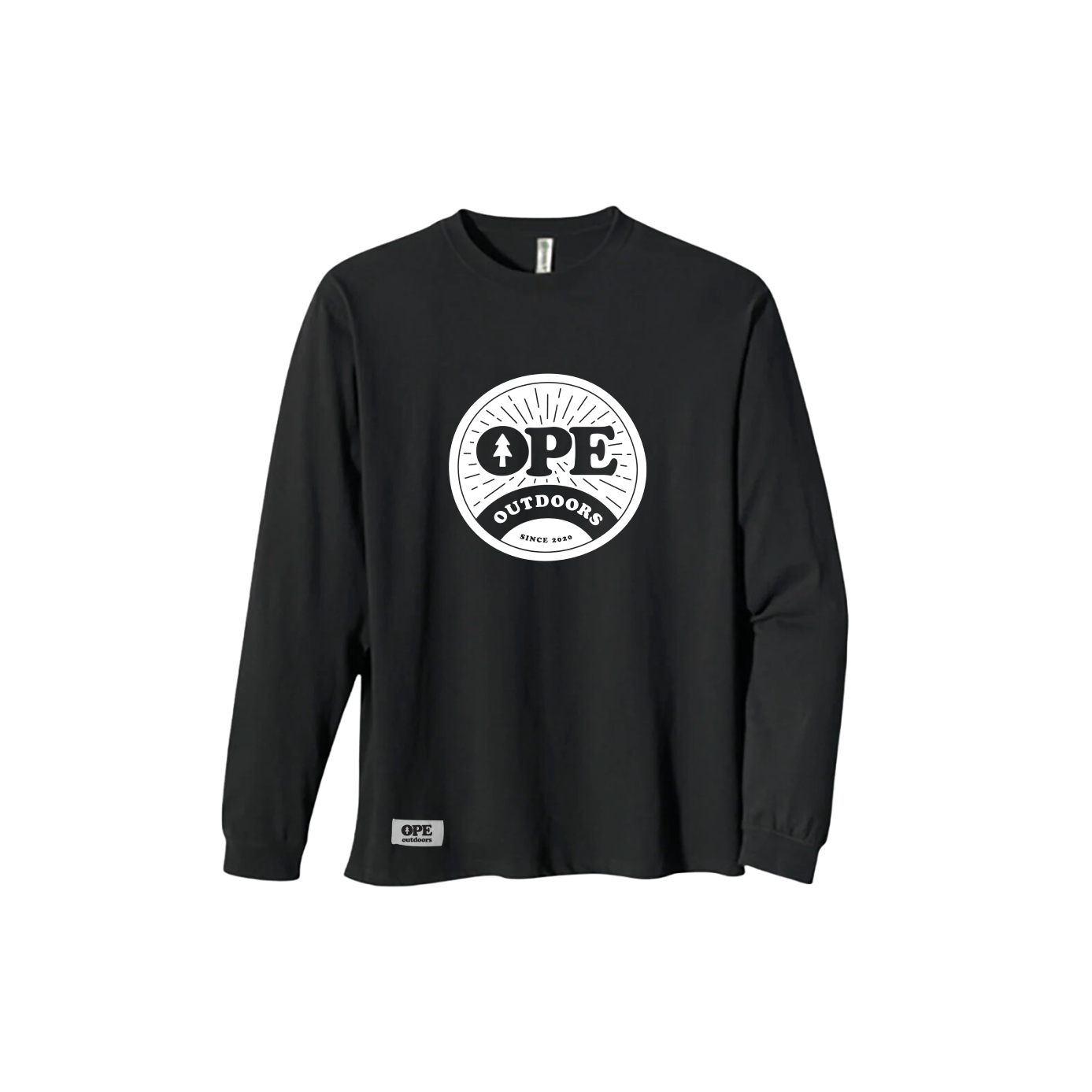 Organic Cotton Ope Long Sleeve T-Shirt Pacific