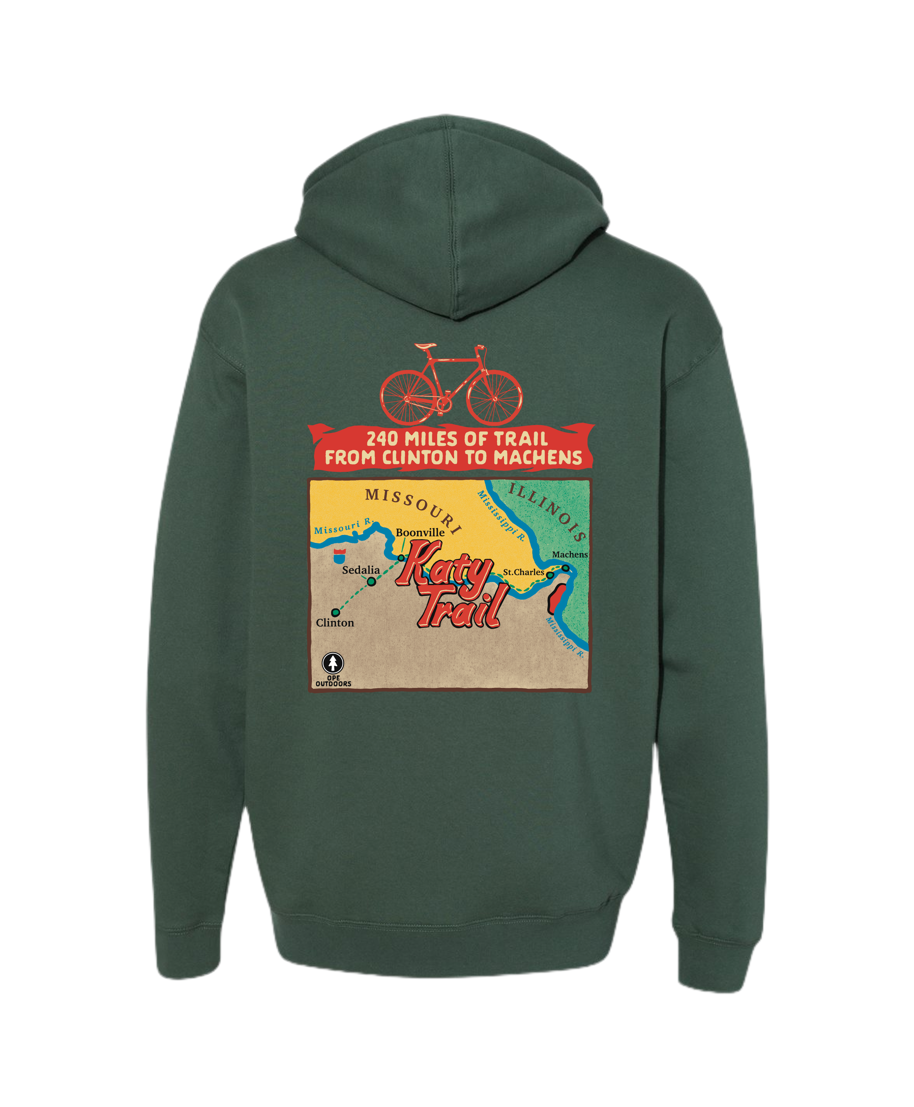 Katy Tail Pullover Hoodie Alpine