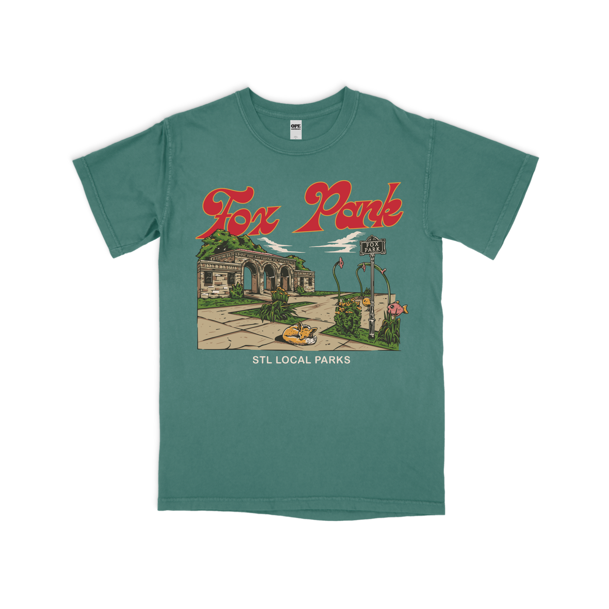 Fox Park Berry Tee