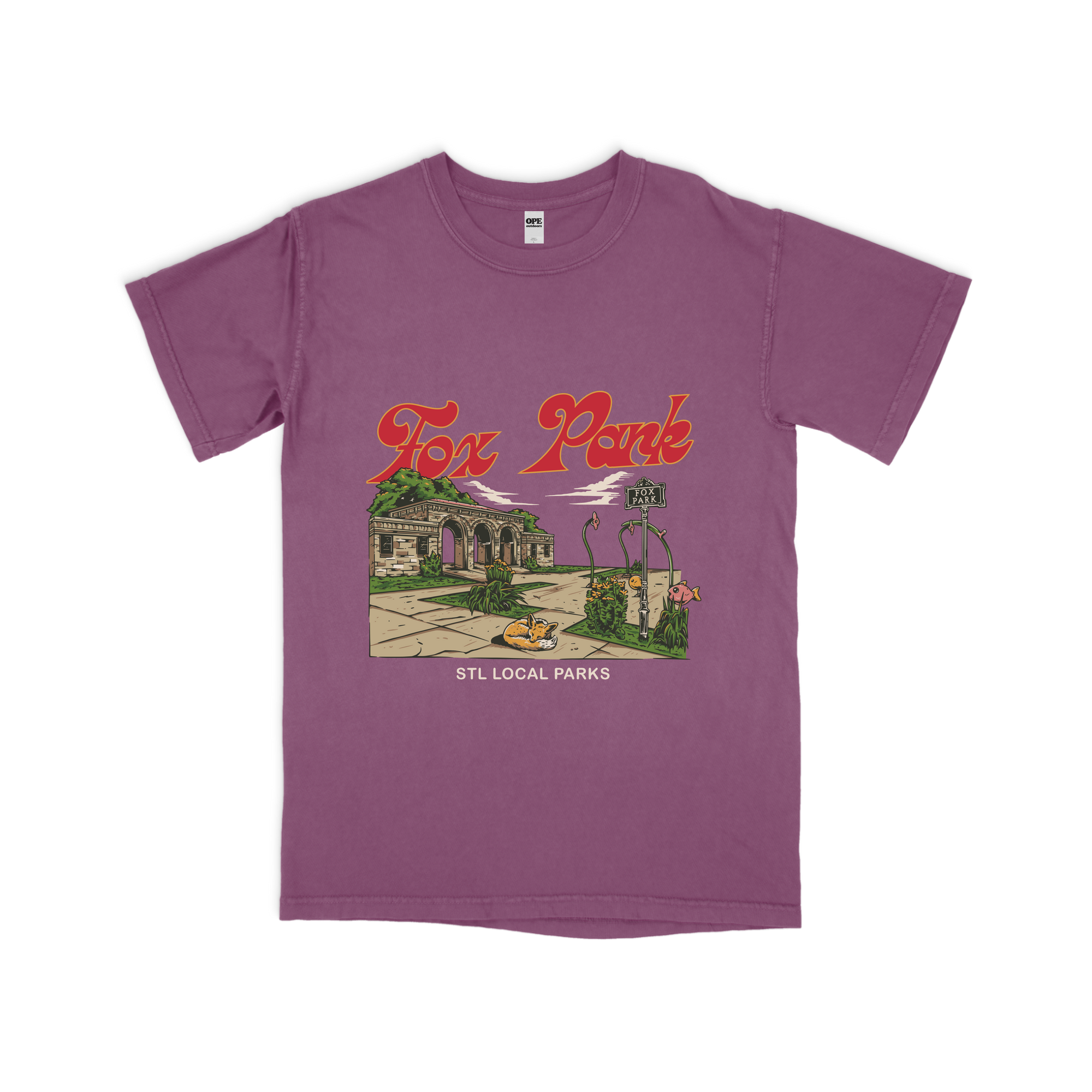 Fox Park Berry Tee