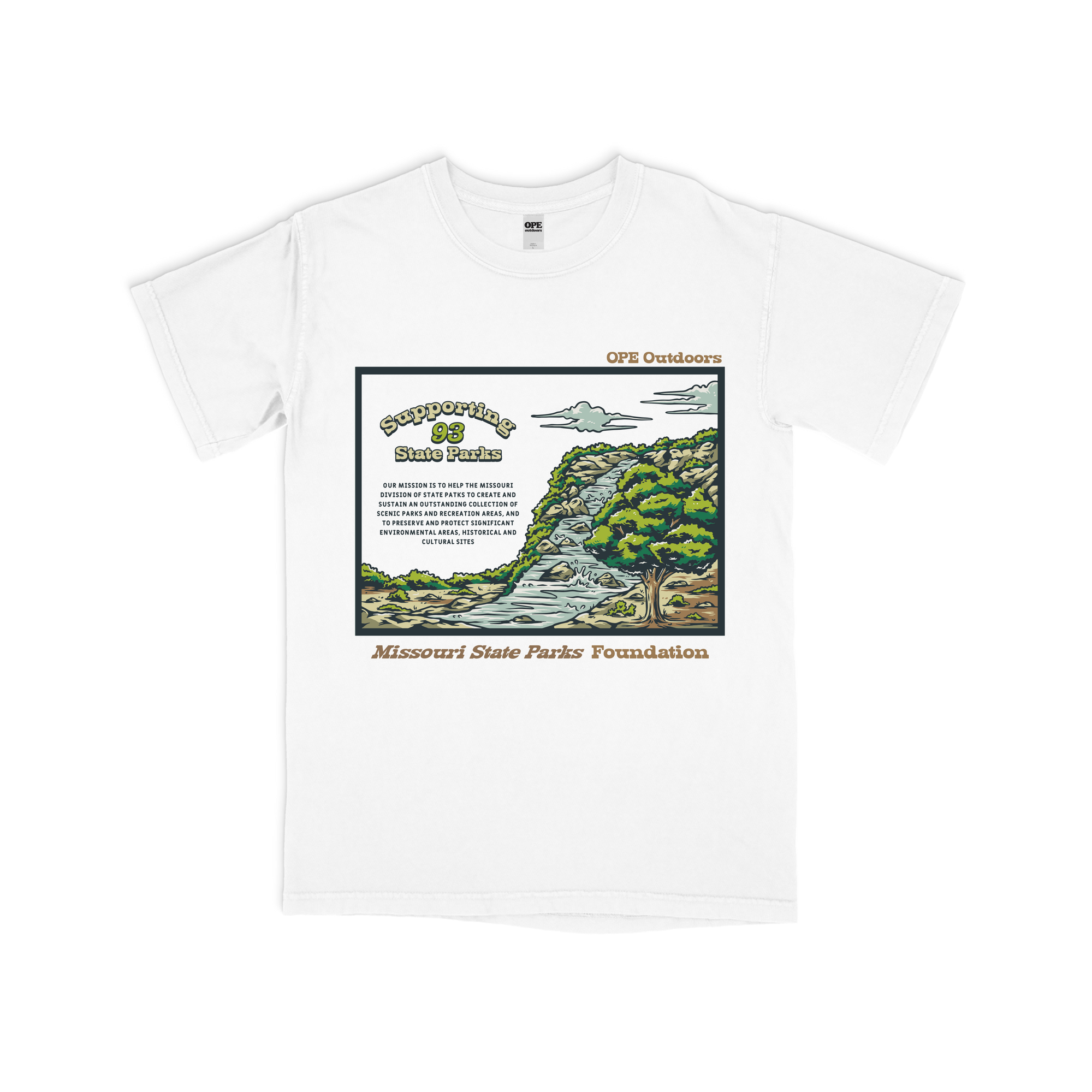 Missouri Parks Foundation Khaki Tee