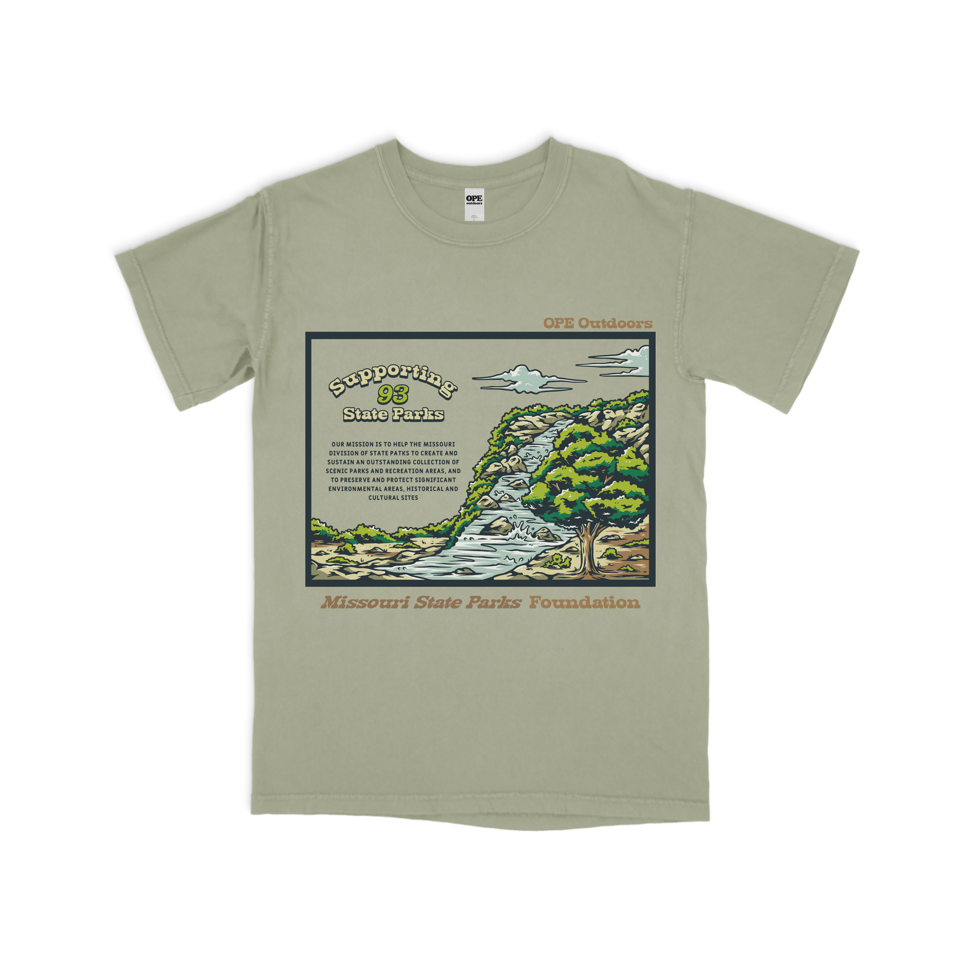 Missouri Parks Foundation Khaki Tee