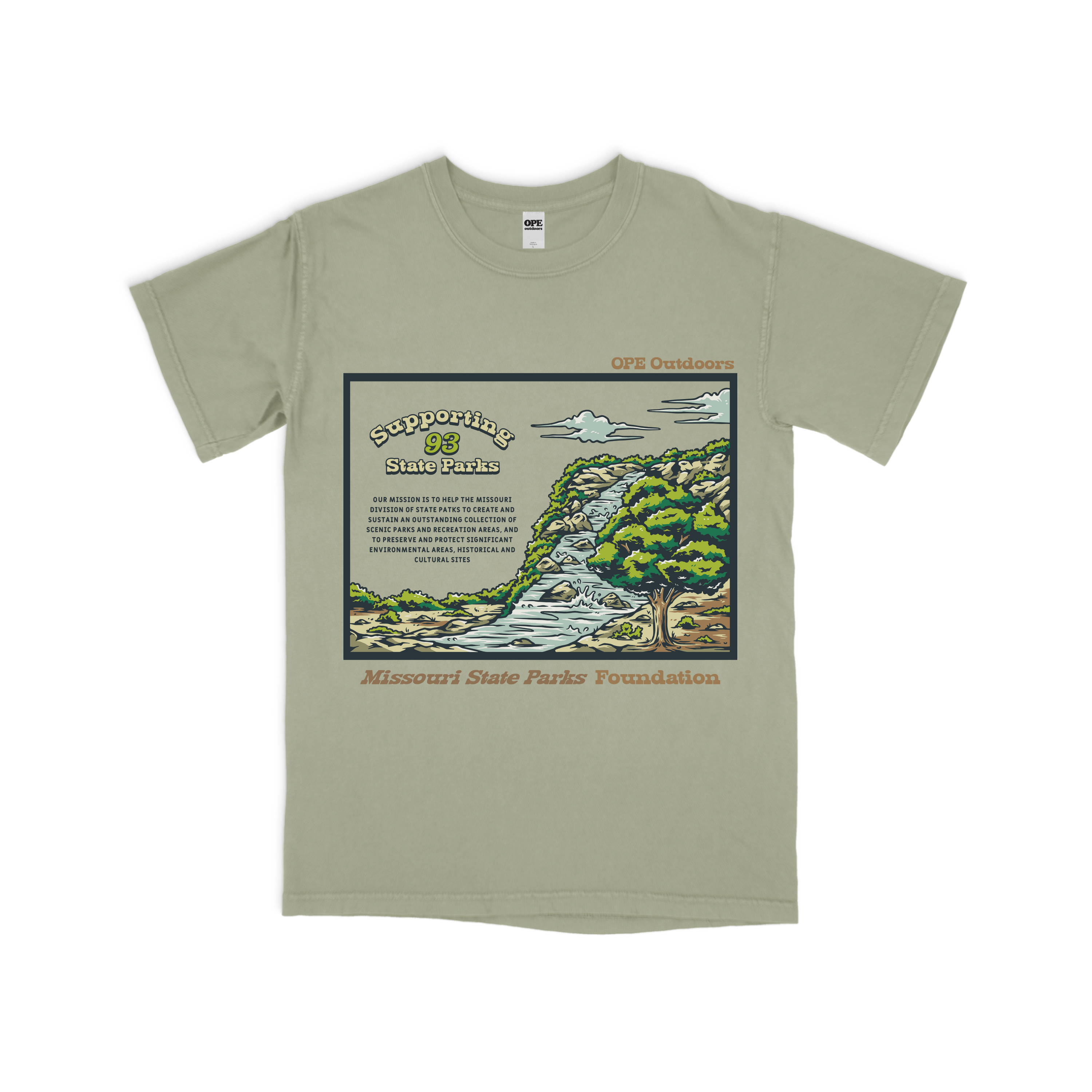 Missouri Parks Foundation Khaki Tee