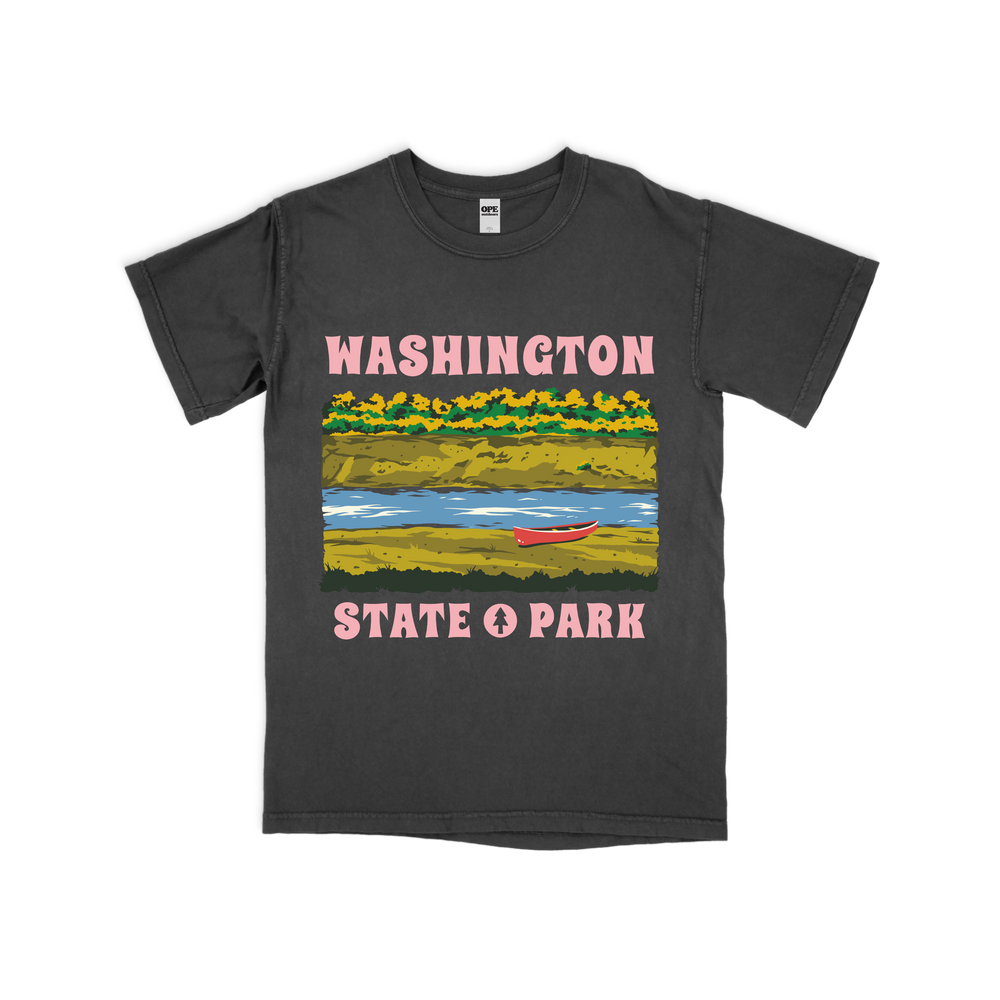 
                
                    Load image into Gallery viewer, Washington State Park Black Tee
                
            