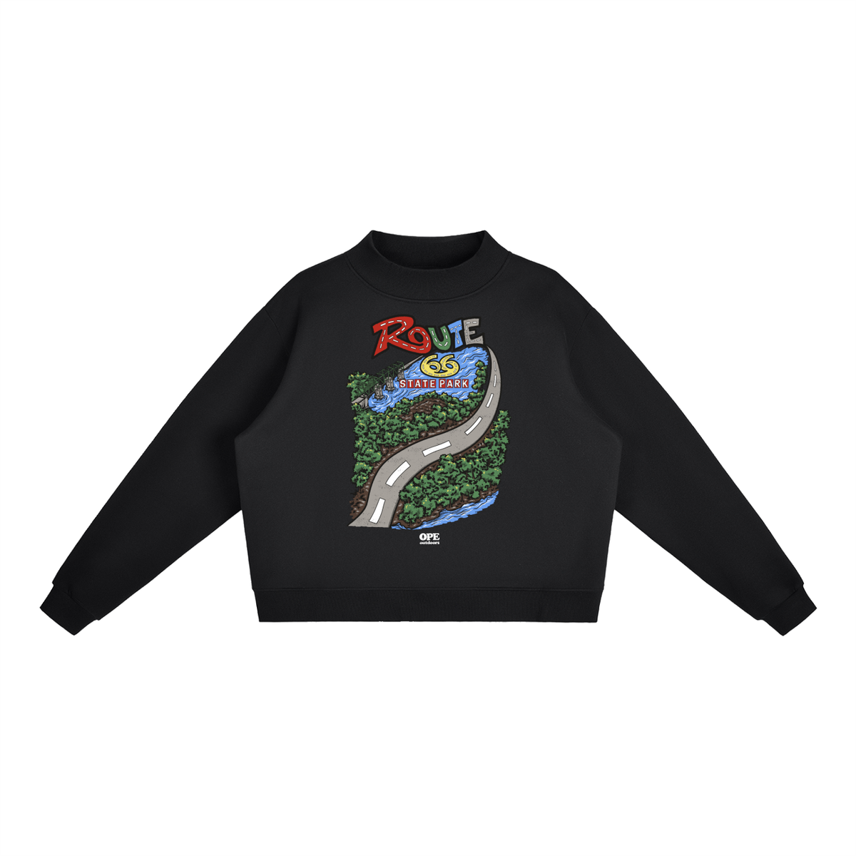 Route 66 Crew Sweatshirt