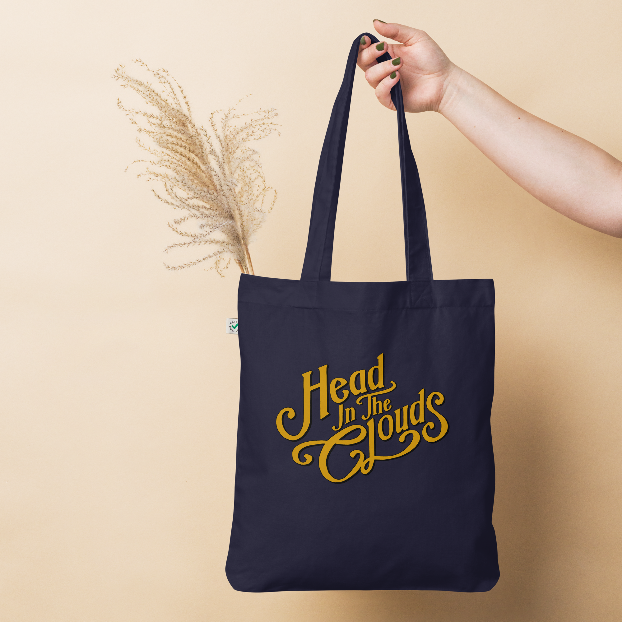 Head In The Clouds Organic Tote Bag