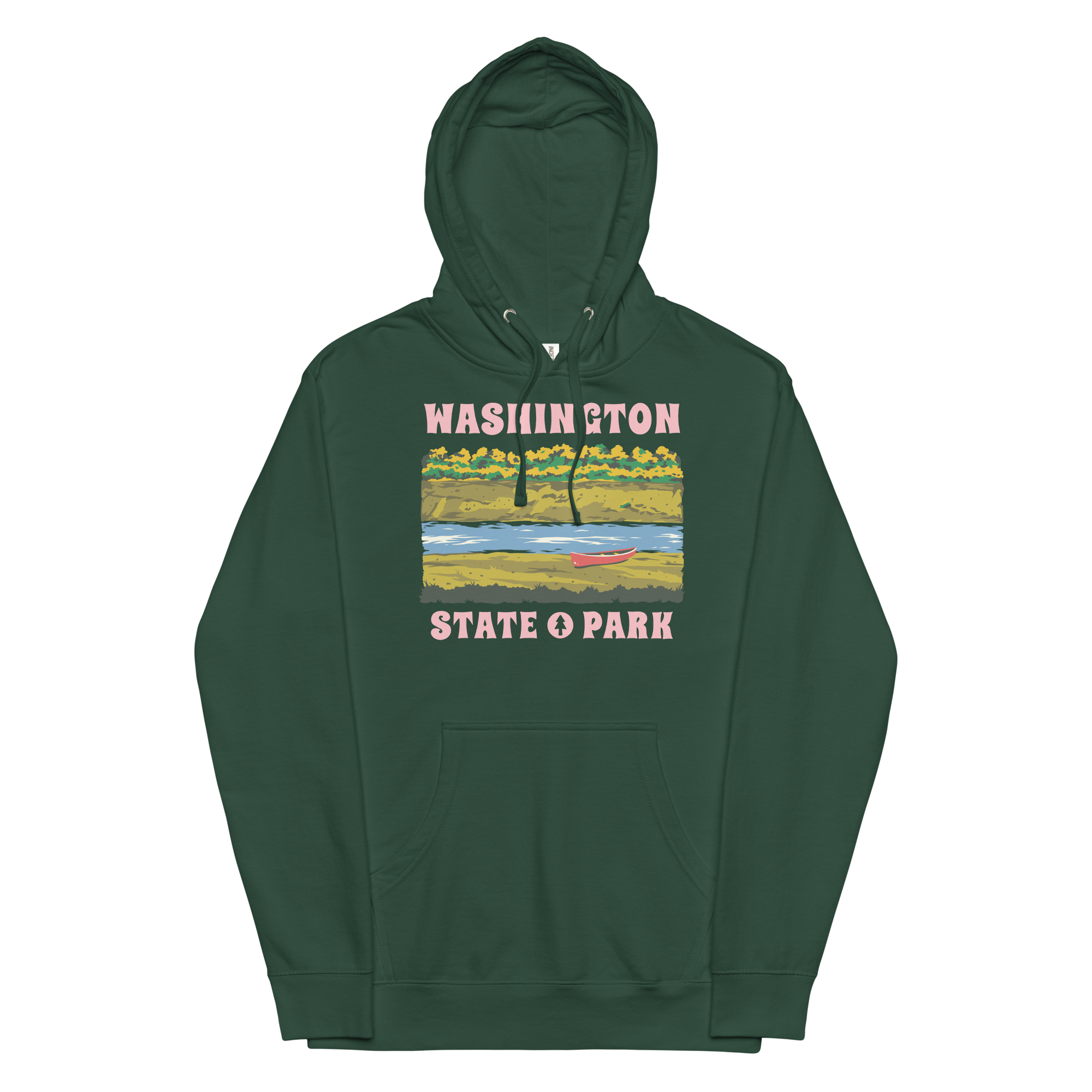Washington State Park Black Hoodie