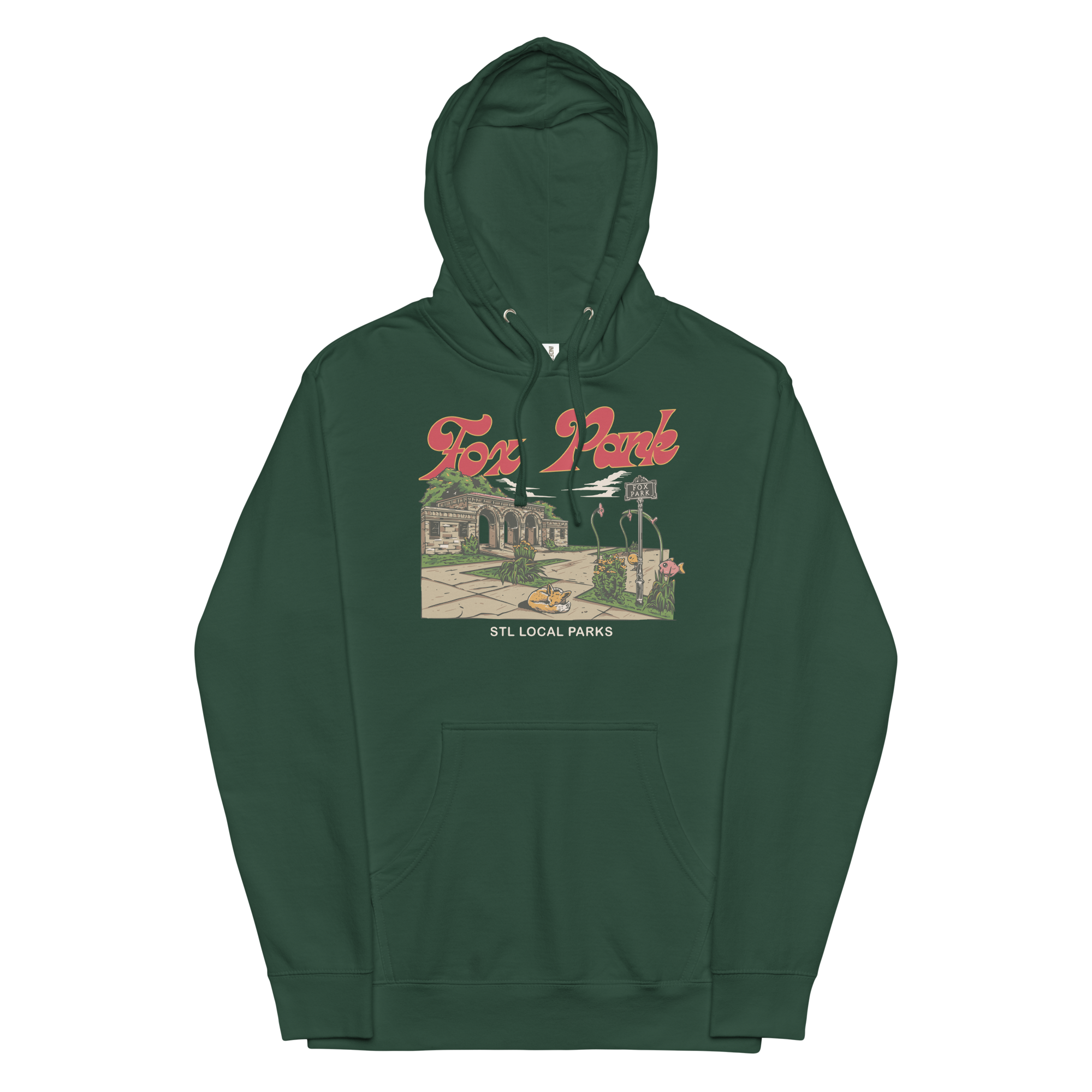 Fox Park Black Hoodie