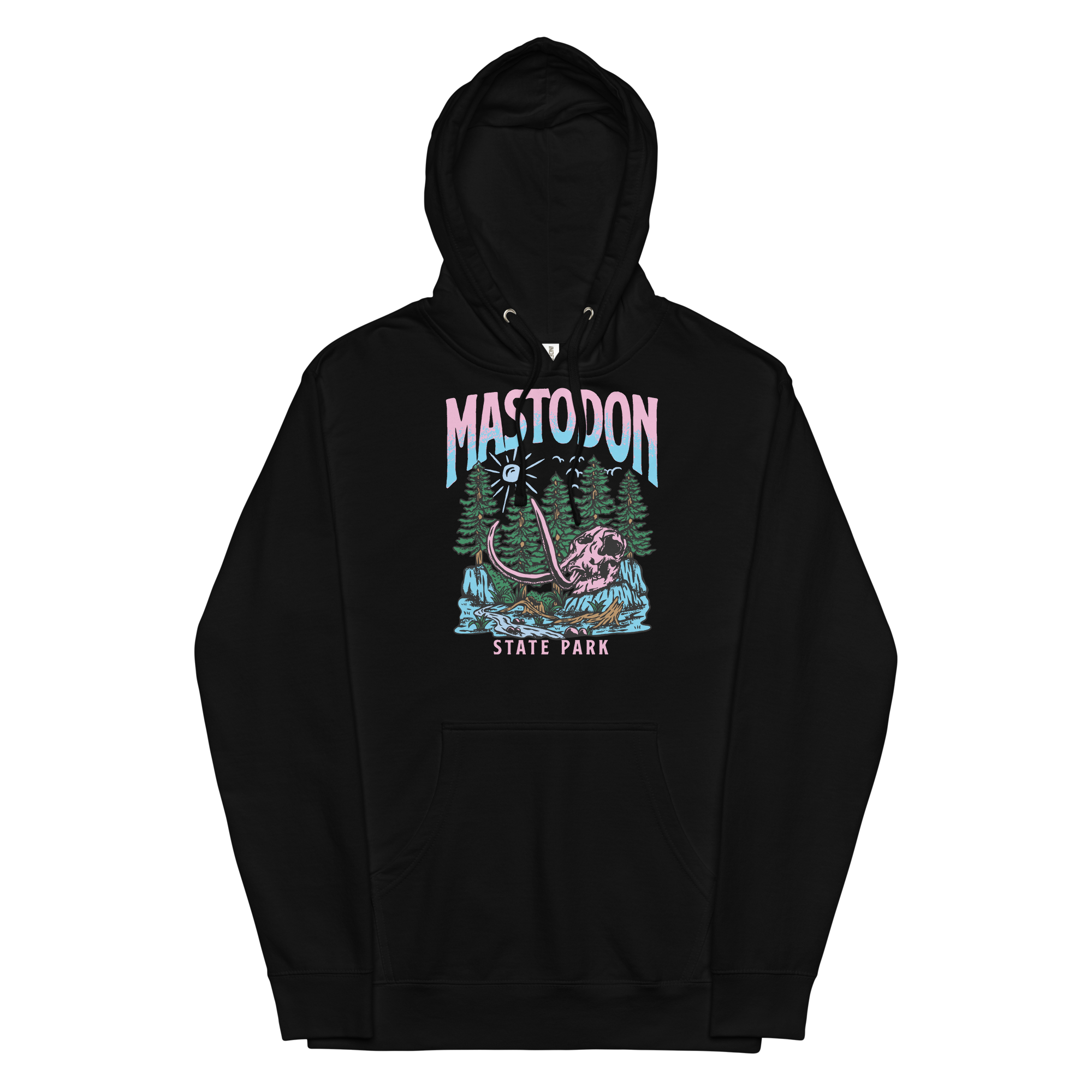 Mastodon State Park Black Hoodie