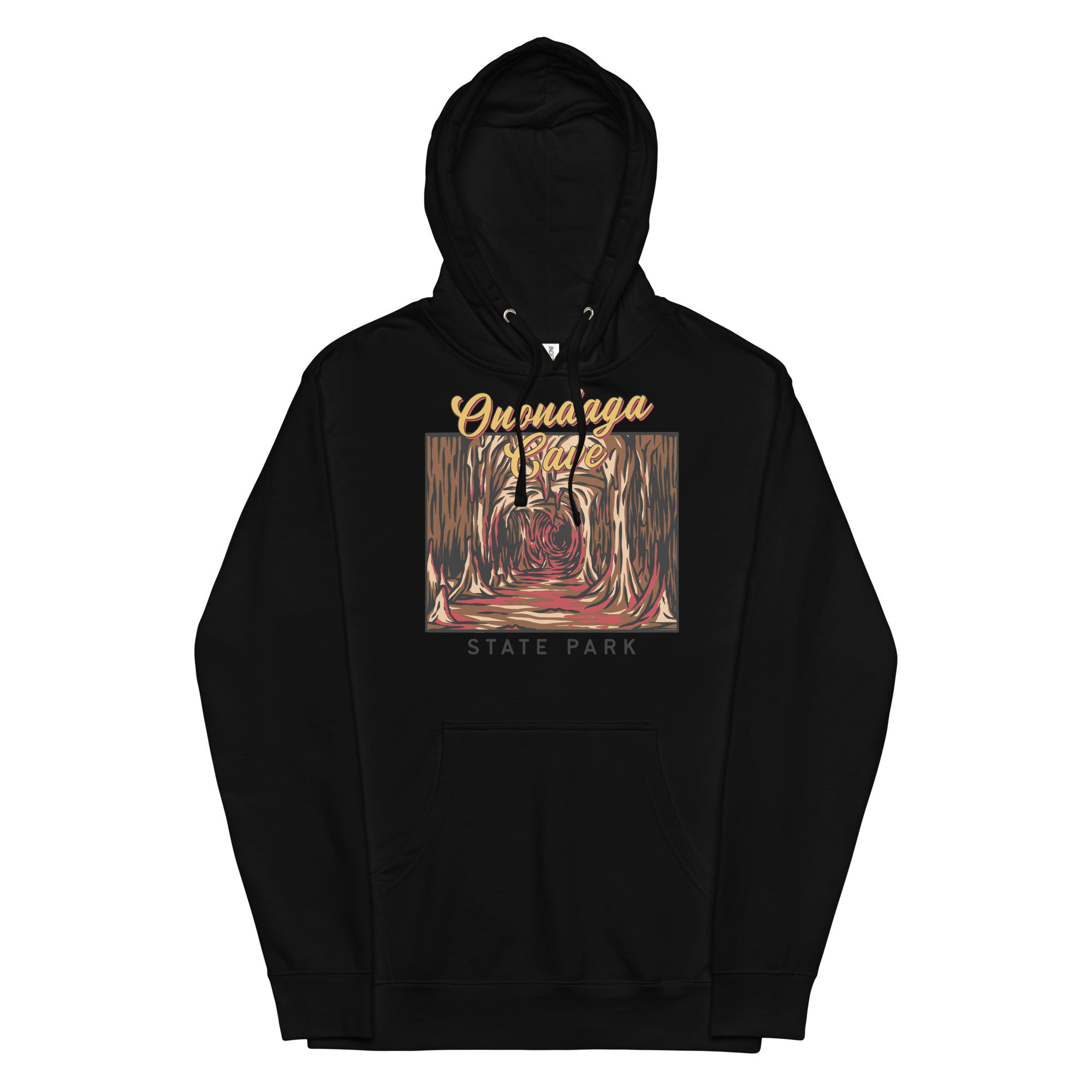 Onondaga Cave State Park Black Hoodie
