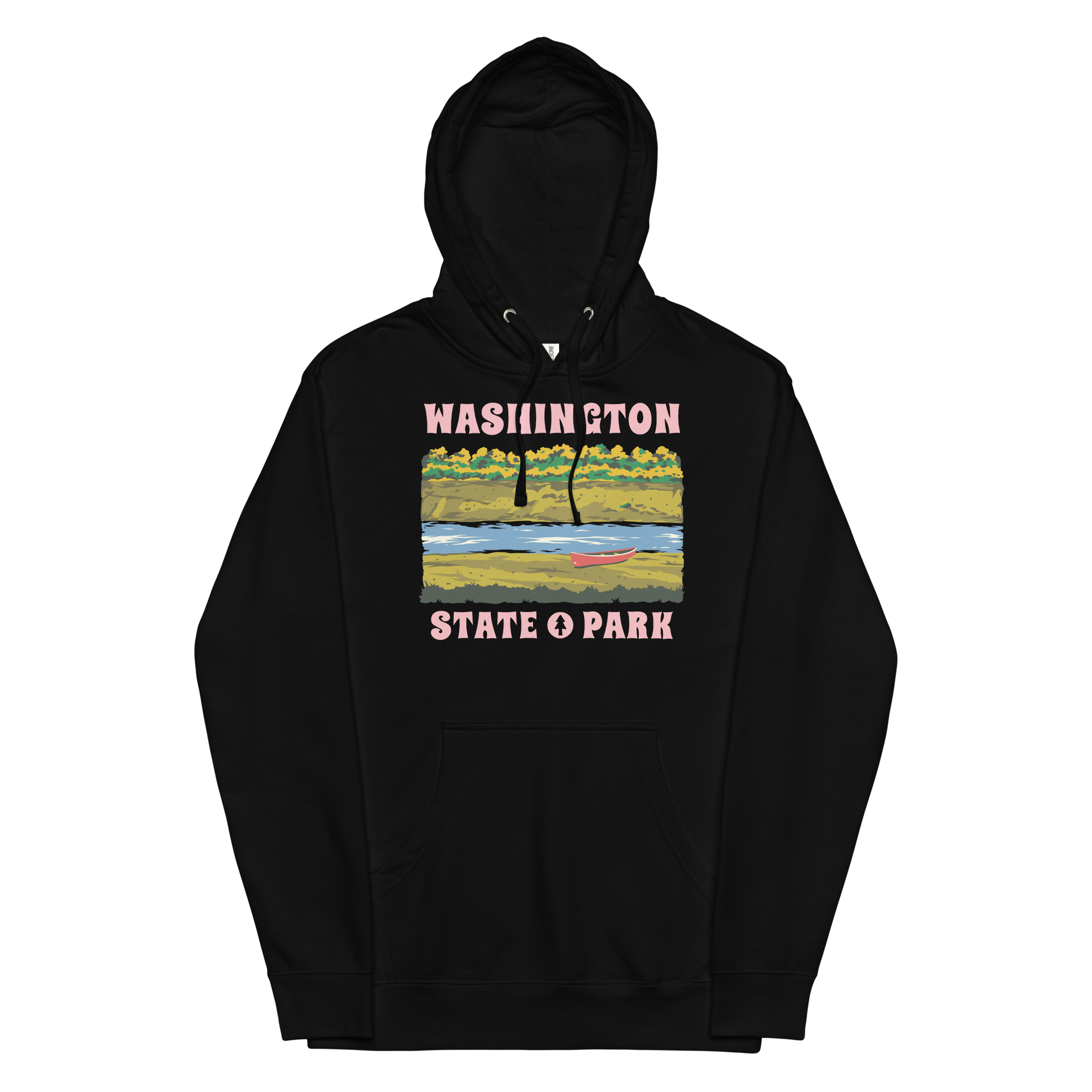 Washington State Park Black Hoodie