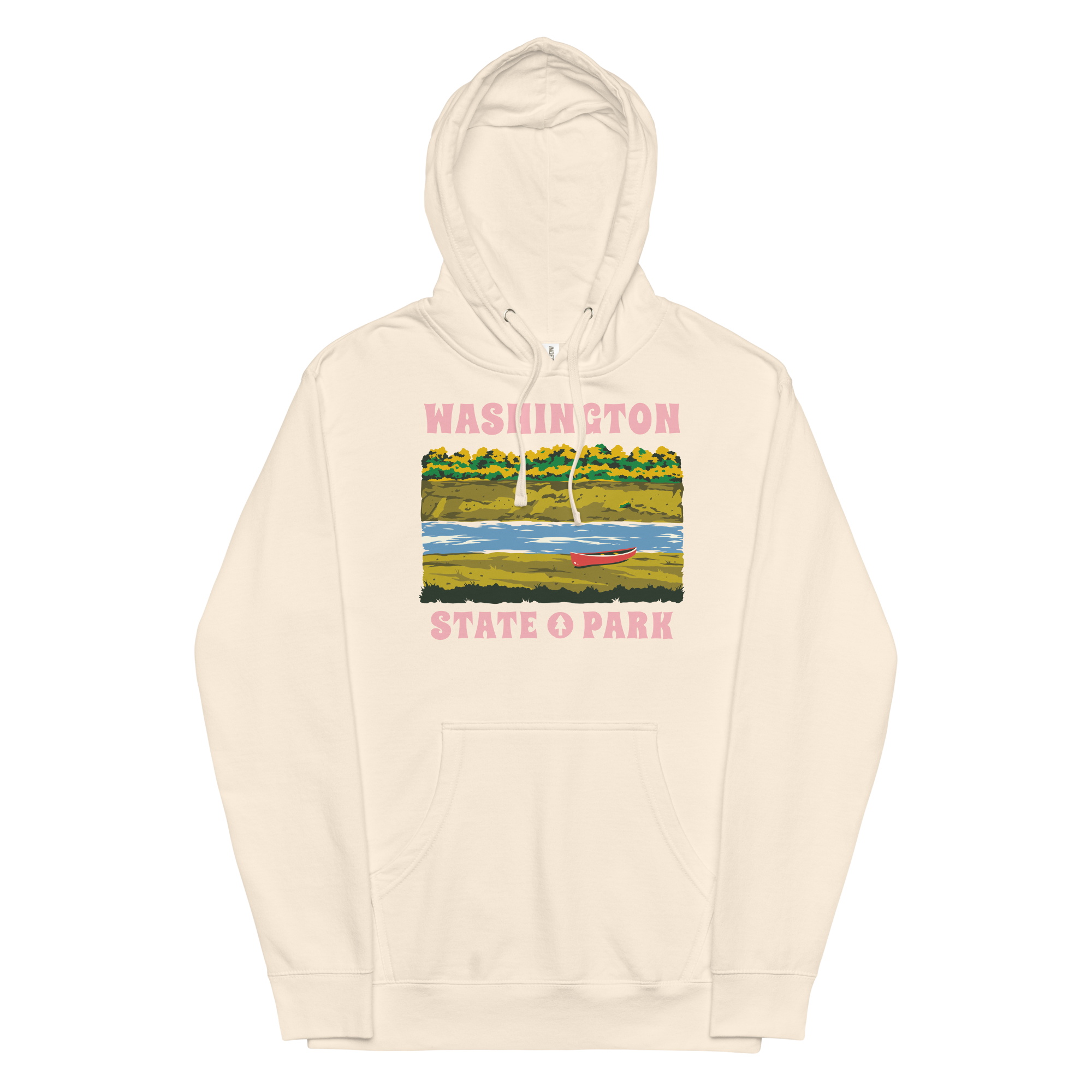 Washington State Park Black Hoodie