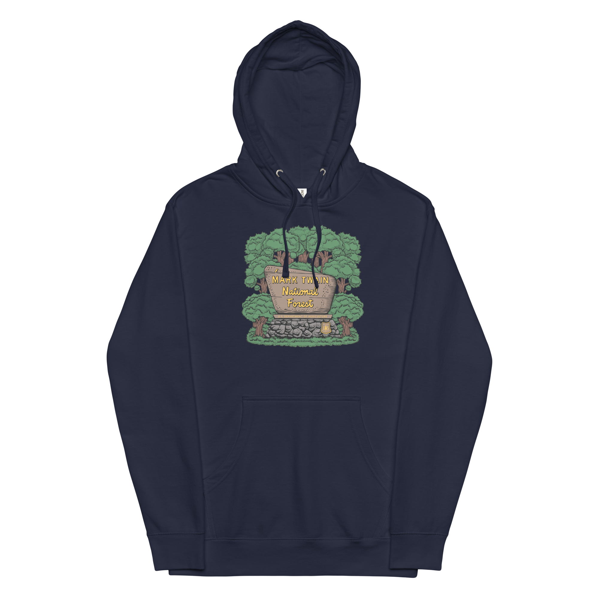 Mark Twain National Forest Black Hoodie