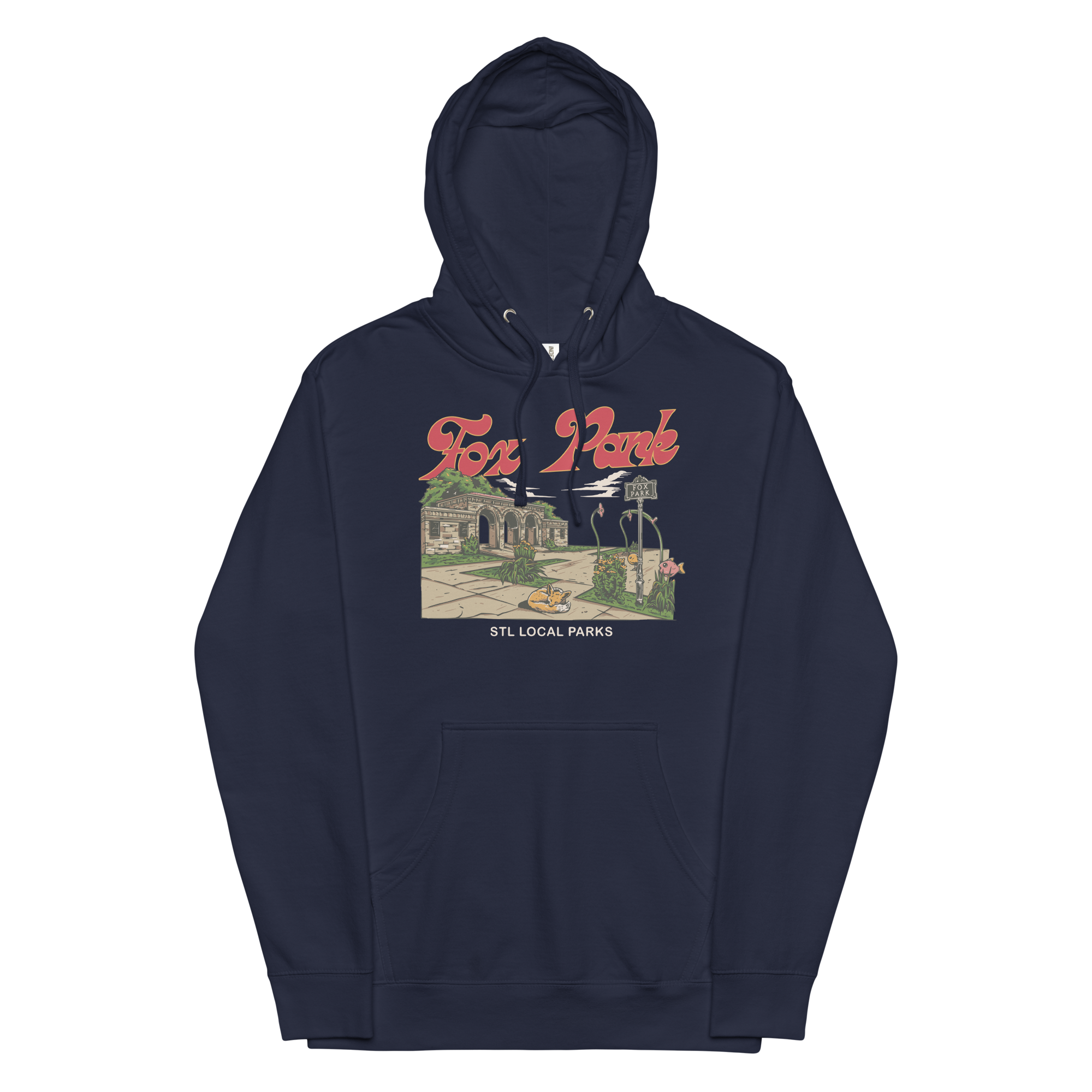 Fox Park Black Hoodie
