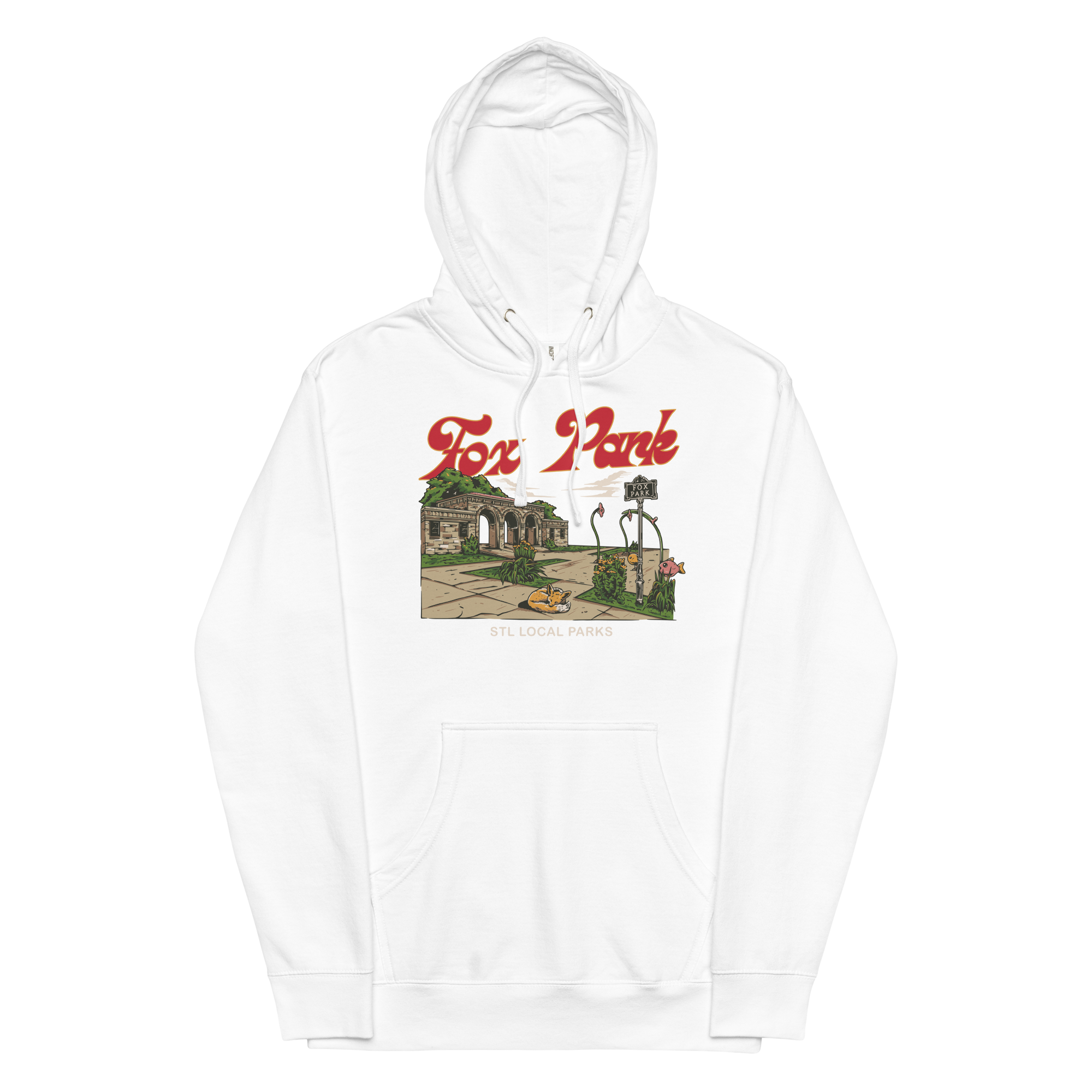 Fox Park Black Hoodie
