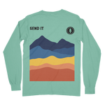 Send It Long Sleeve T Shirt (Island Reef)