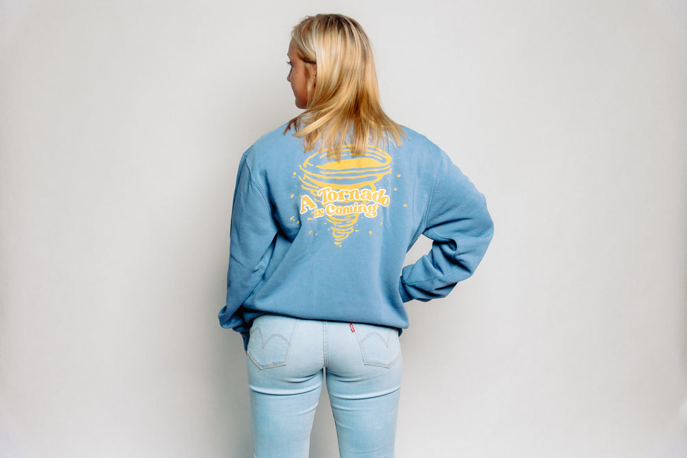 
                
                    Load image into Gallery viewer, Get Out The Lawn Chair Sweater (Slate Blue)
                
            