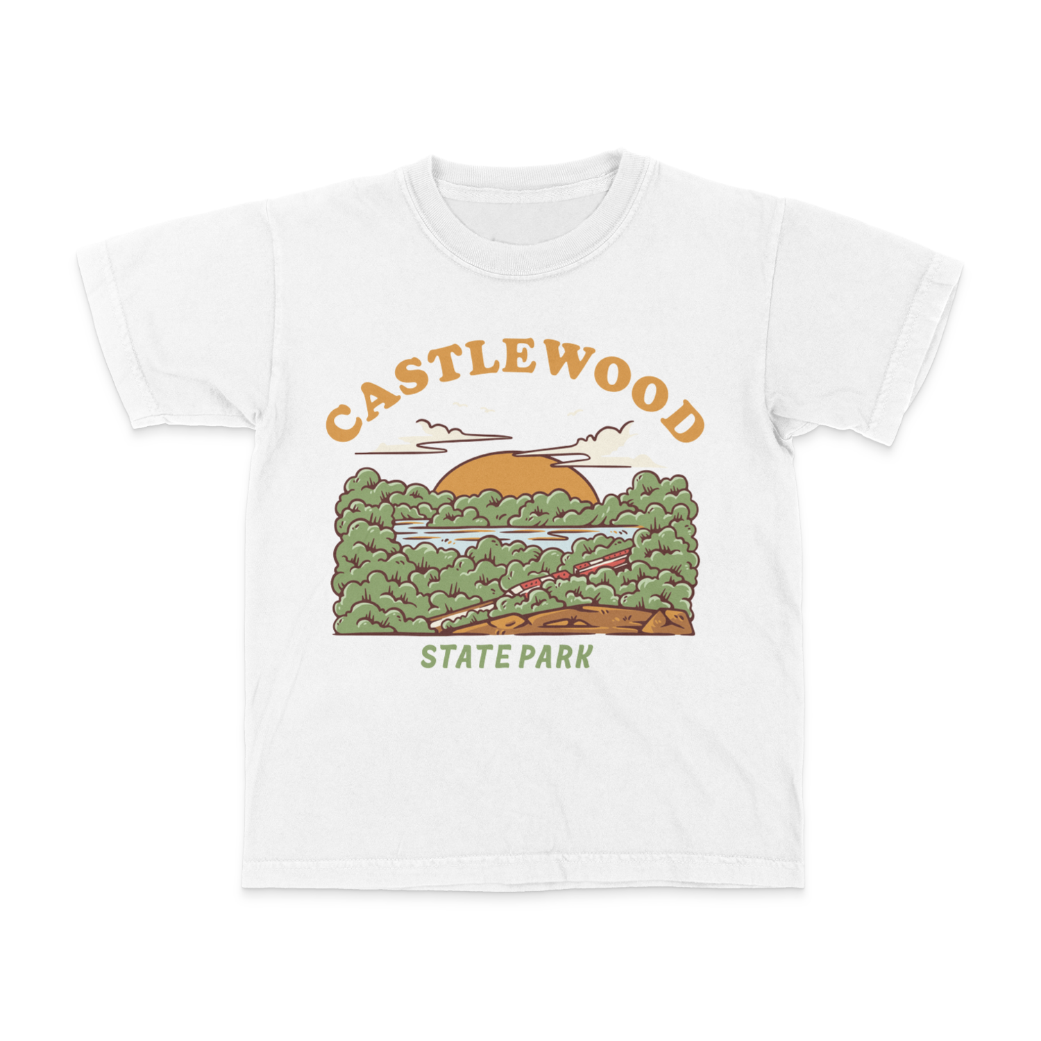 Youth Castlewood T Shirt White